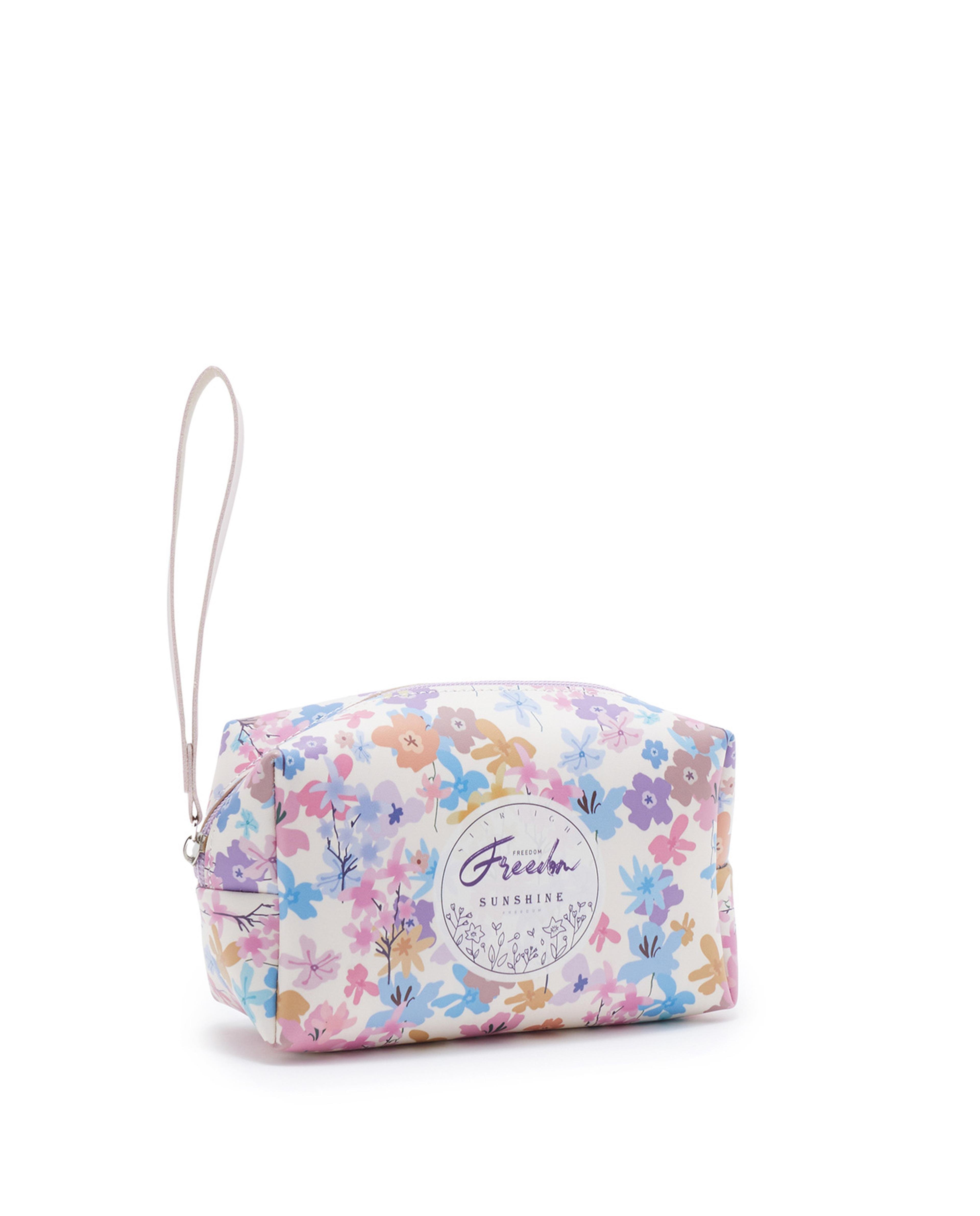 Floral Printed Travel Pouch