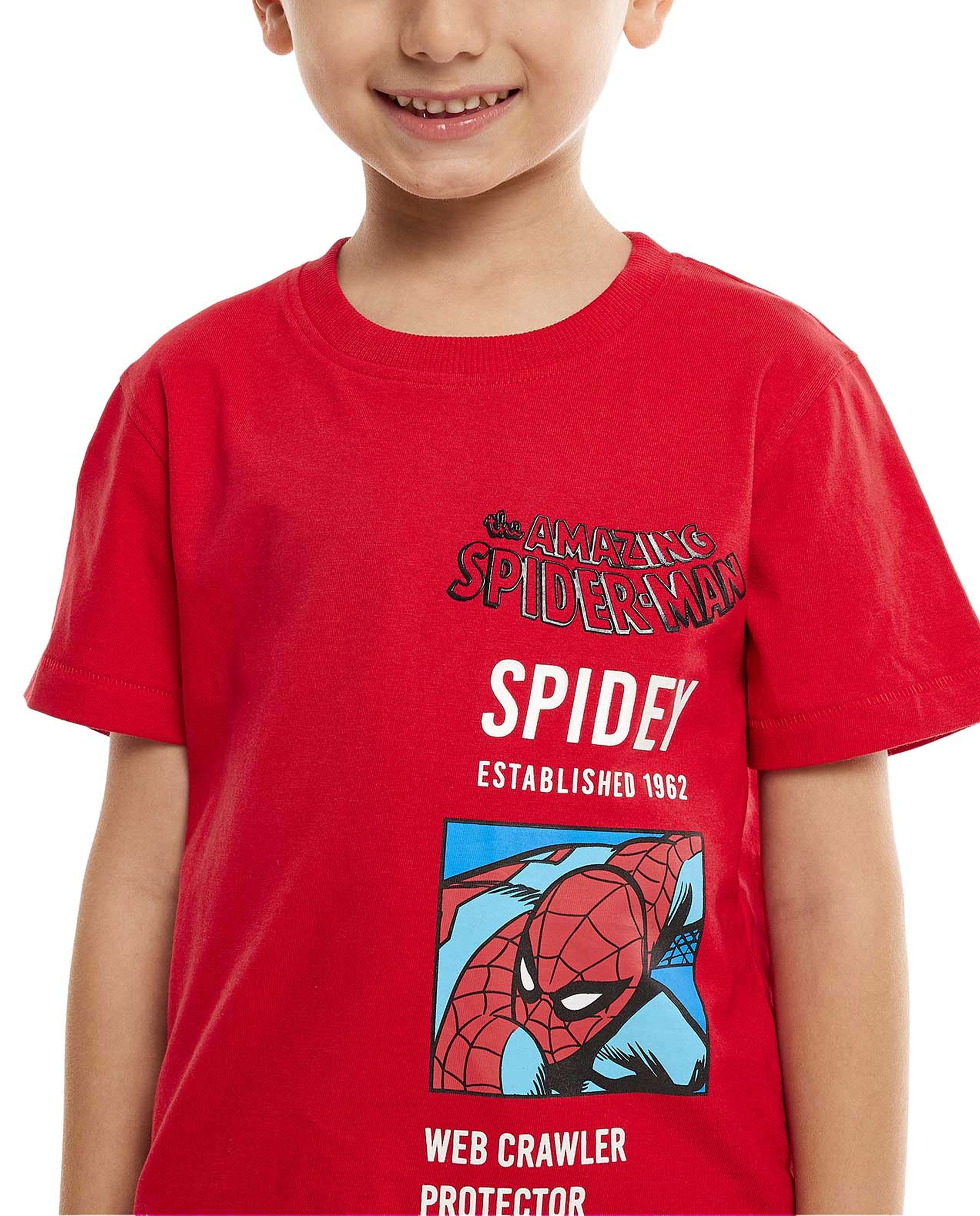 Spiderman Printed Clothing Set