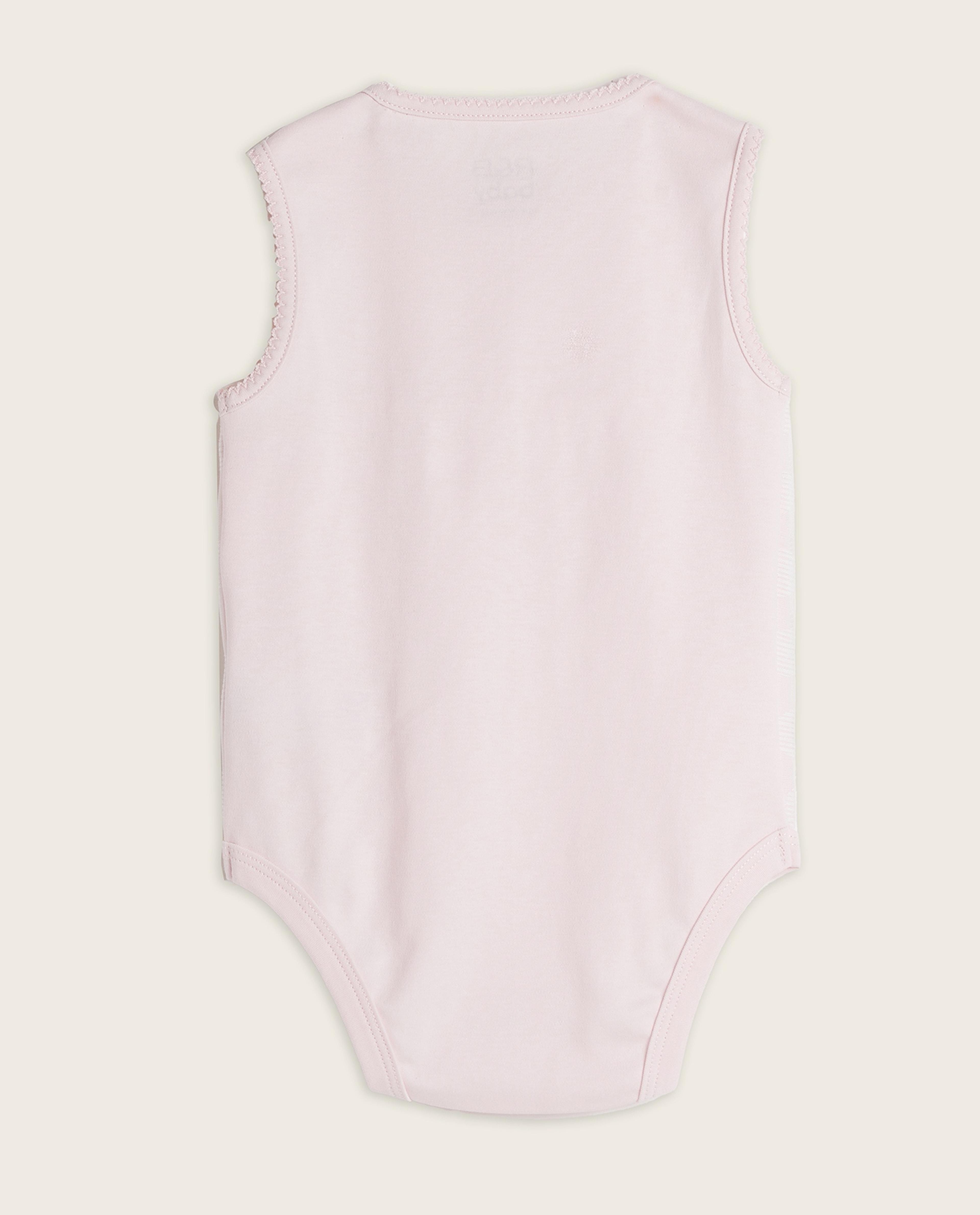 Self Patterned Sleeveless Bodysuit with Crew Neck