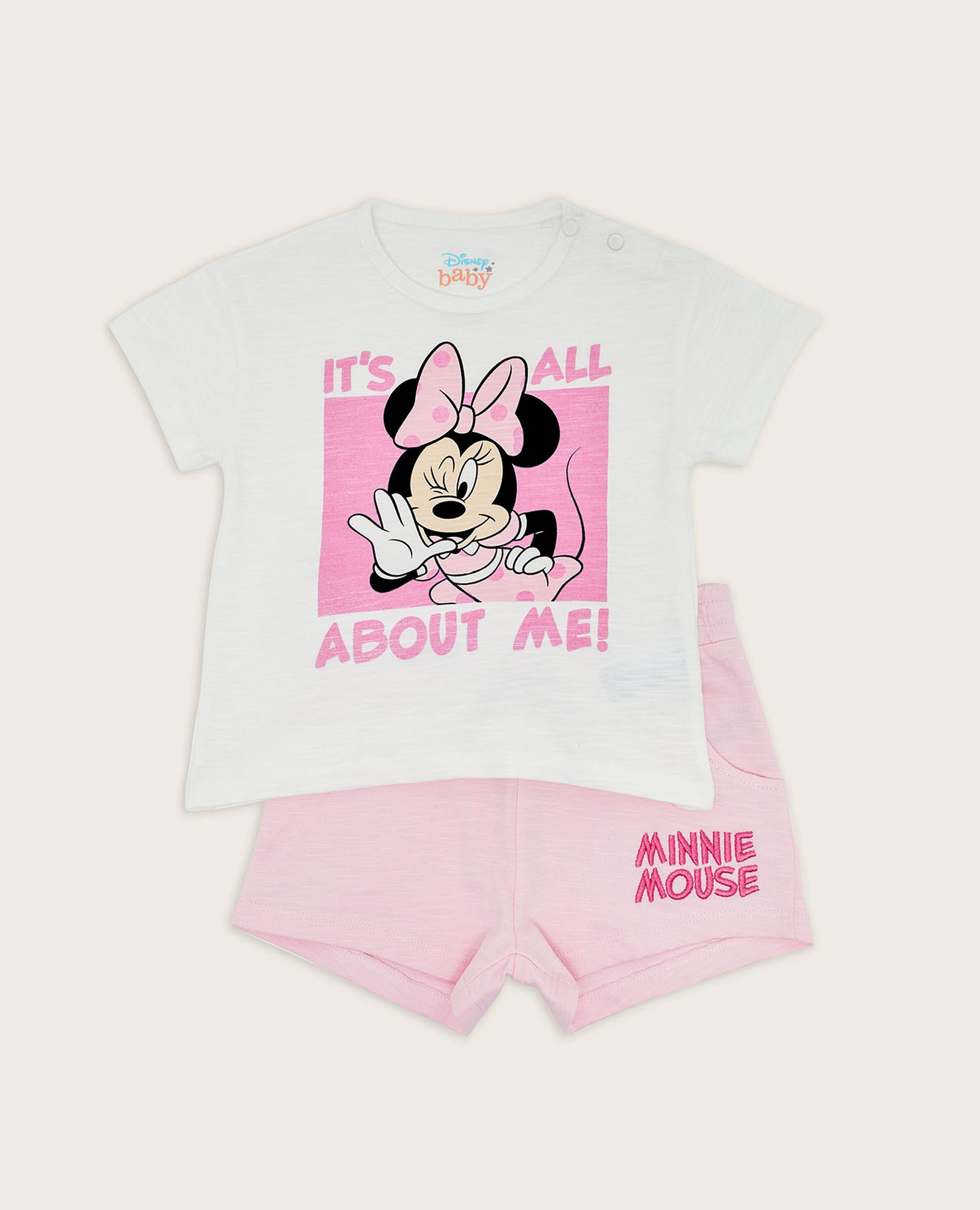 Minnie Mouse Print Clothing Set