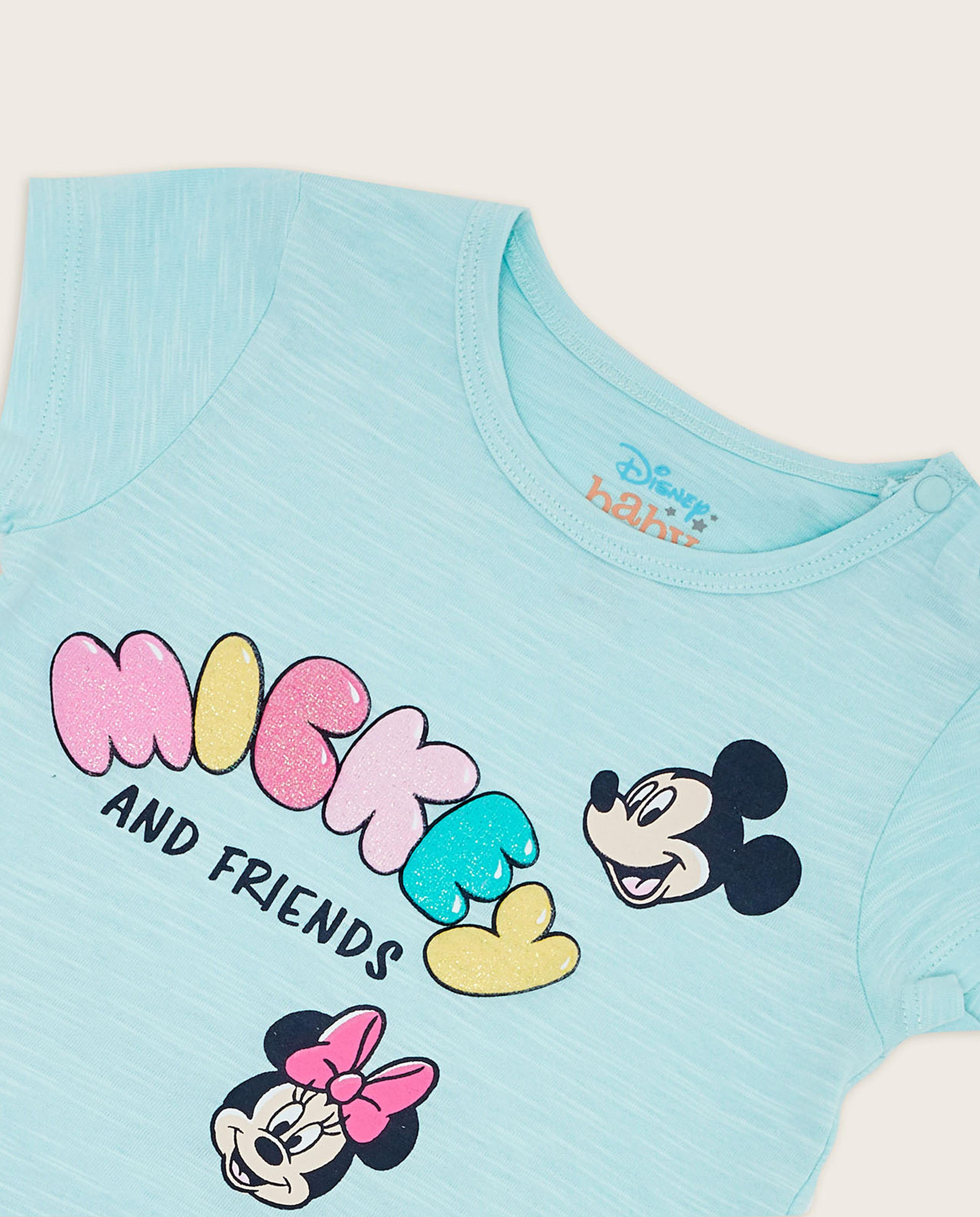 Mickey & Friends Print Clothing Set