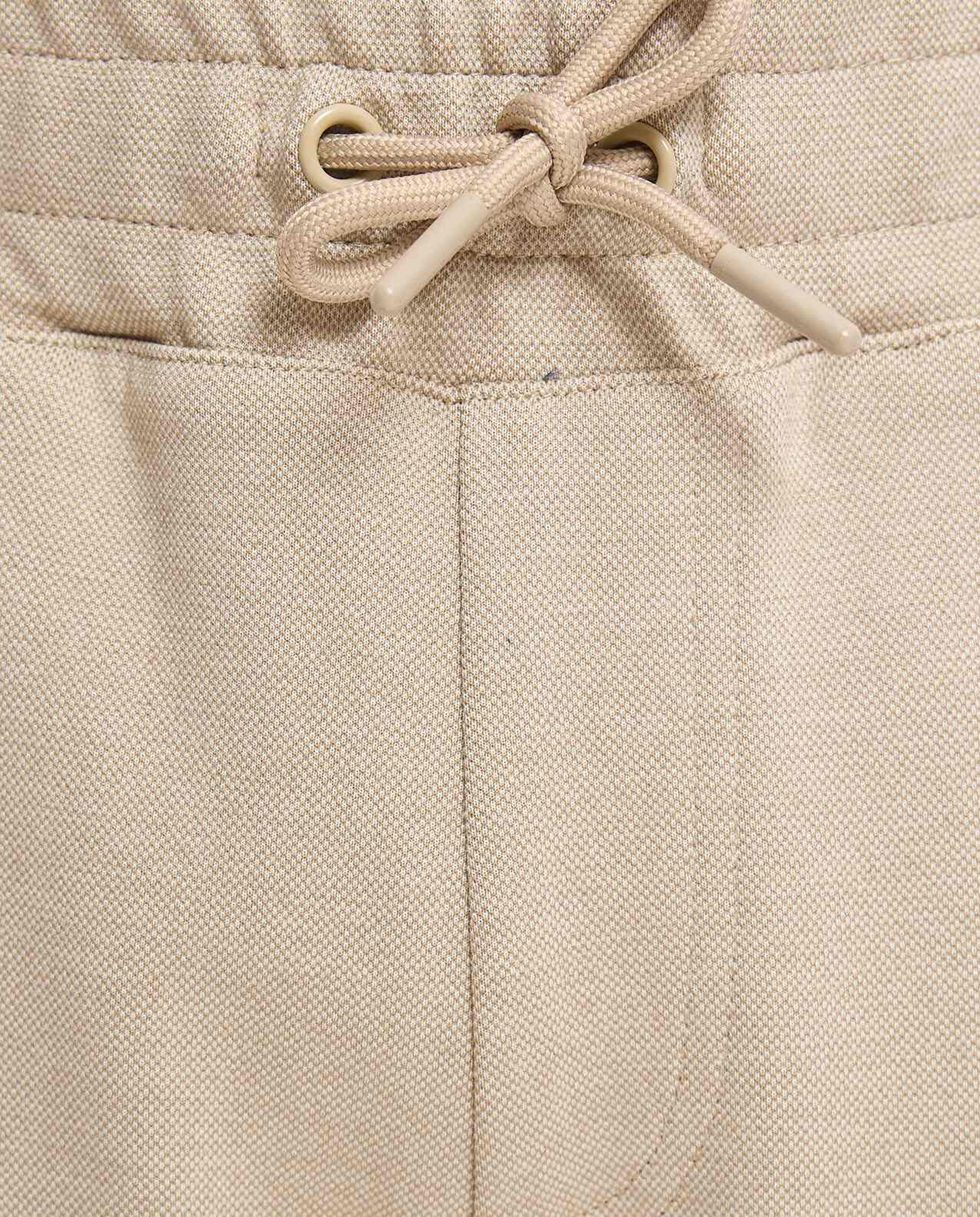 Solid Knit Pants with Drawstring Waist