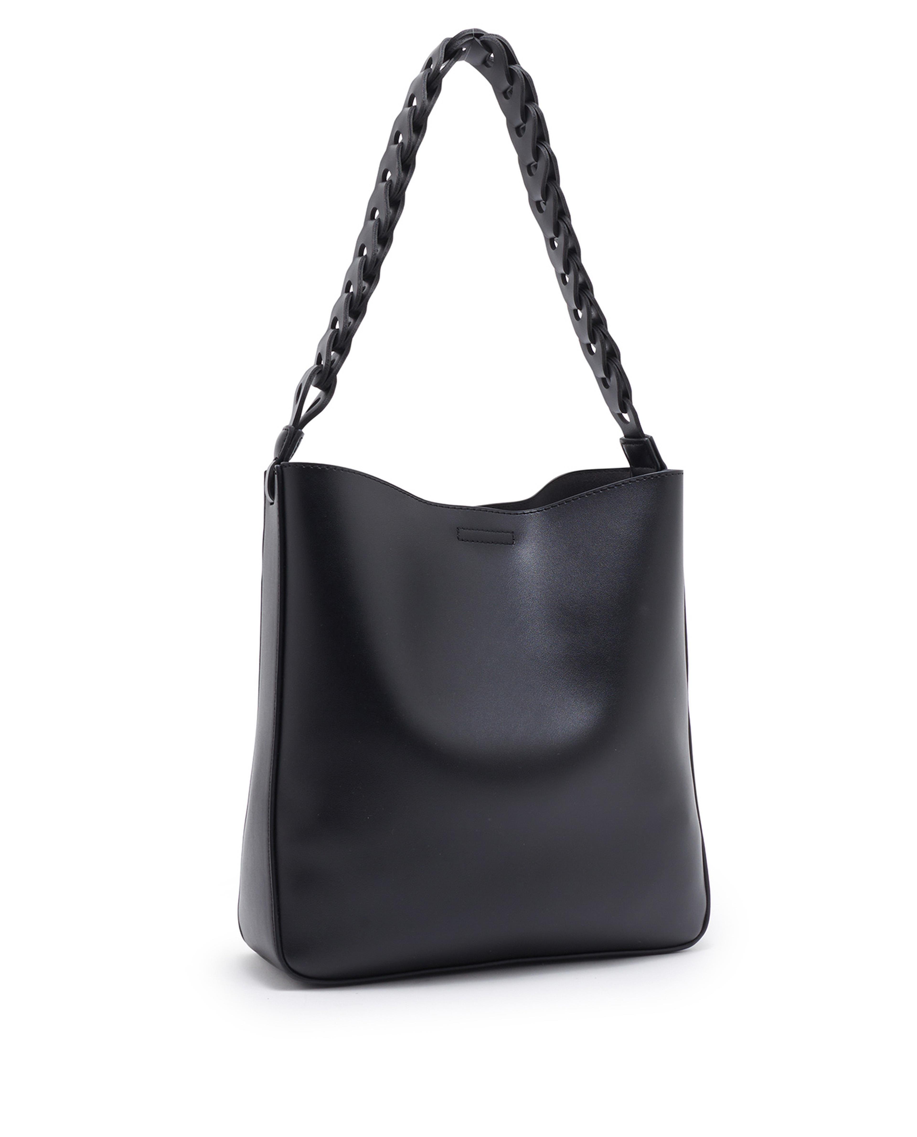 Solid Shoulder Bag with Pouch