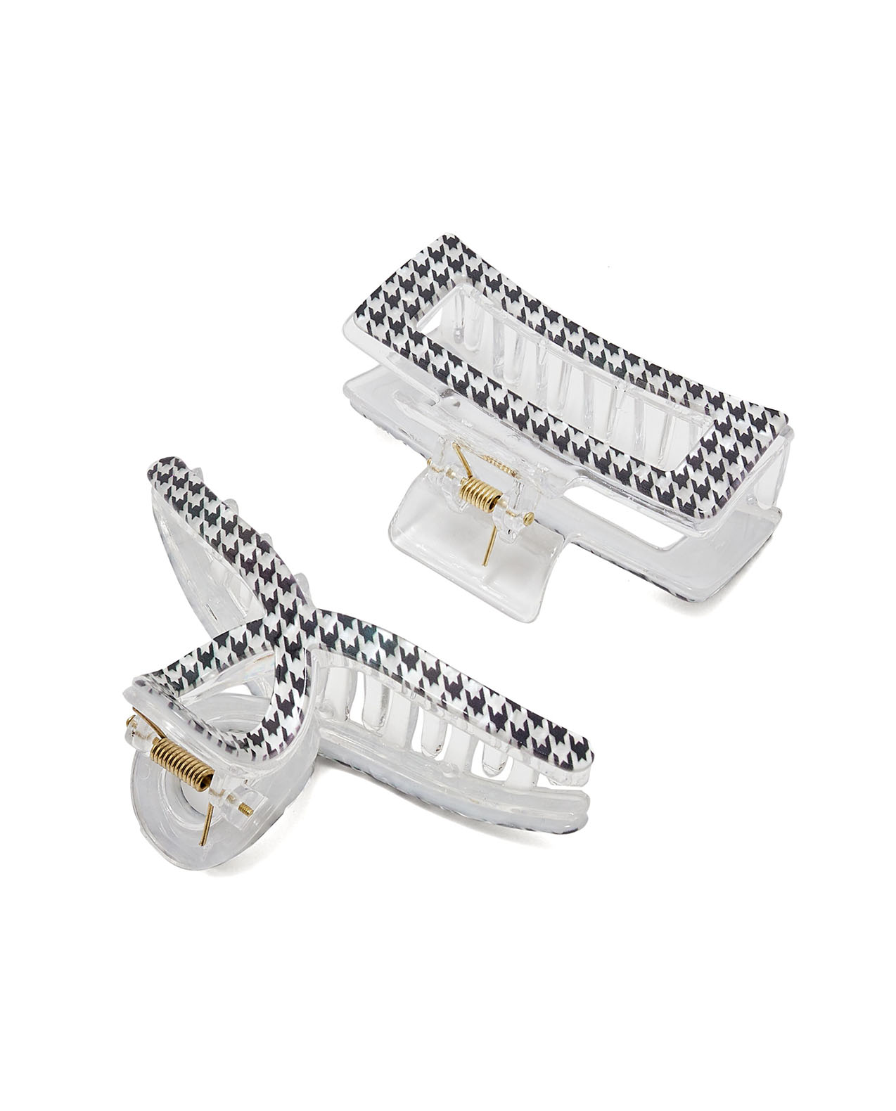 2 Pack Patterned Claw Clips