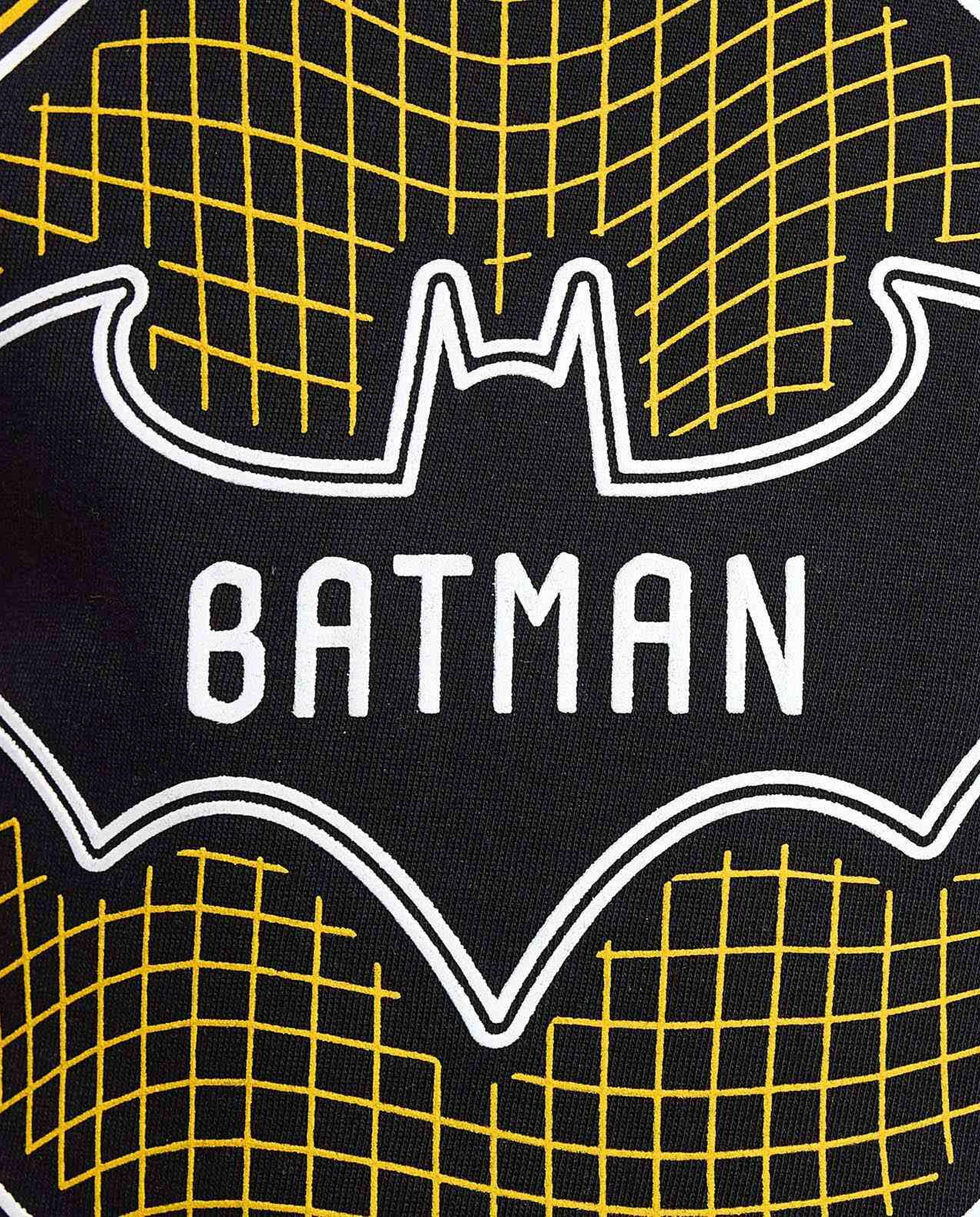 2 Pack Batman Logo T-Shirts with Crew Neck and Short Sleeves