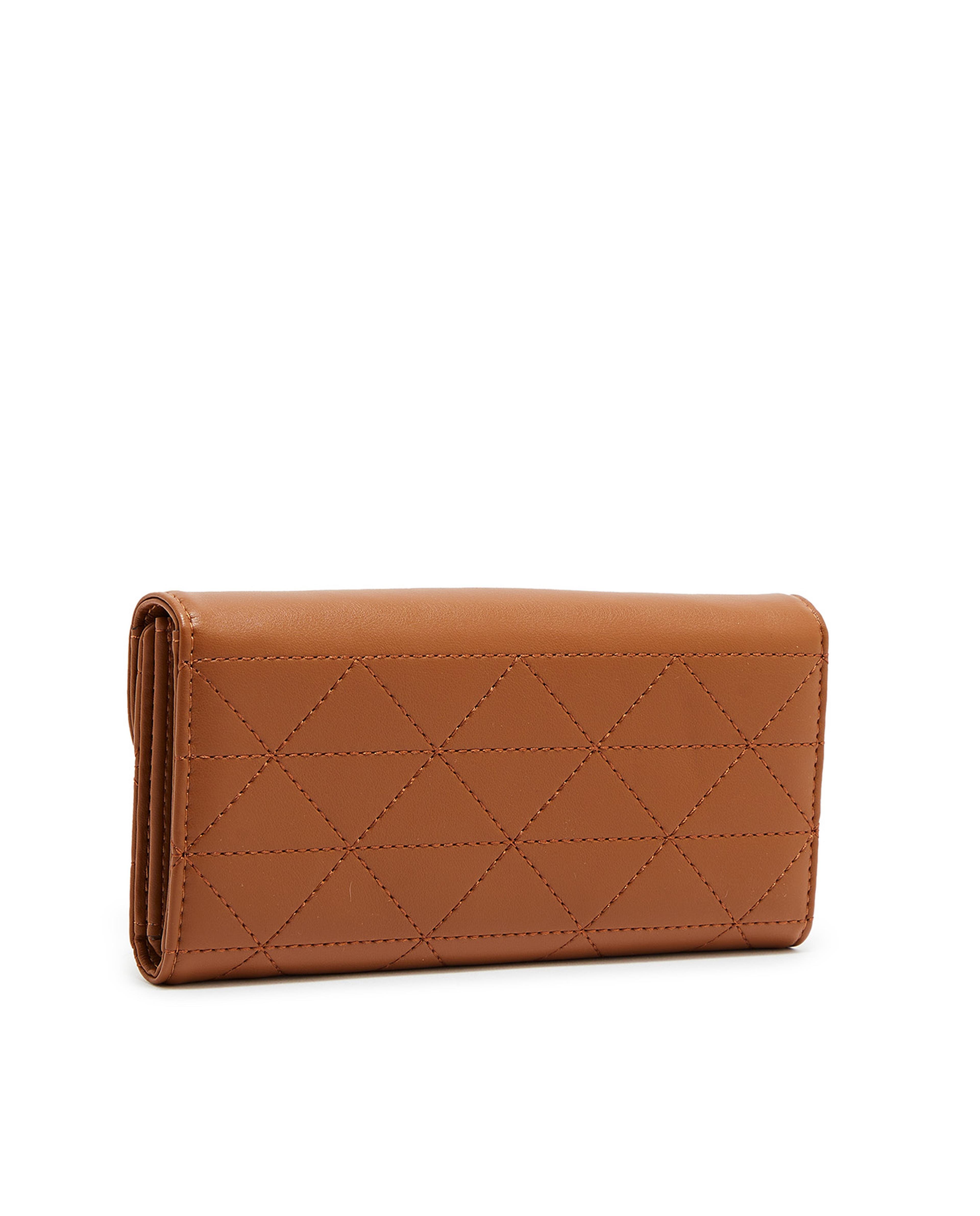 Quilted Flap Wallet