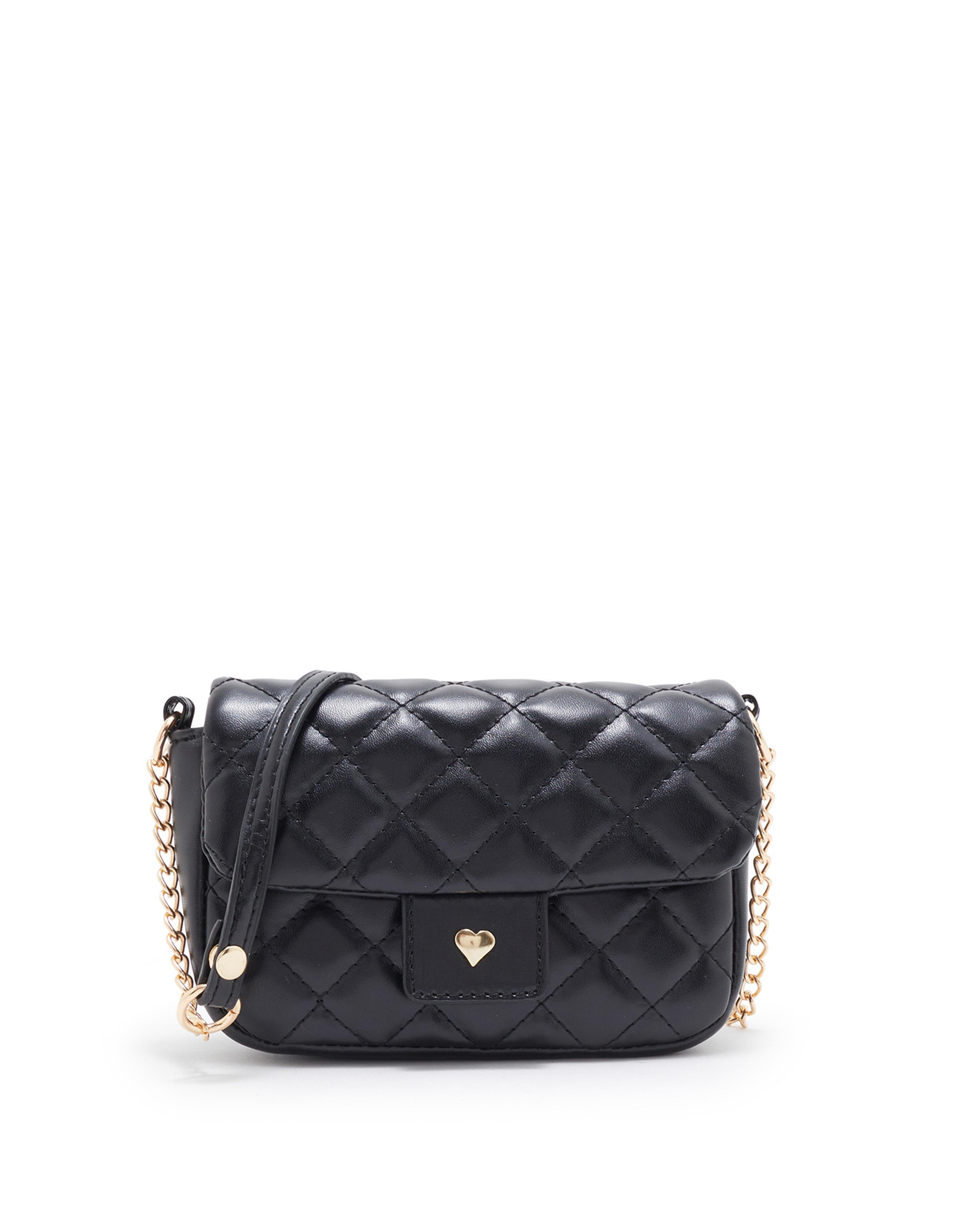 Quilted Flap Crossbody Bag