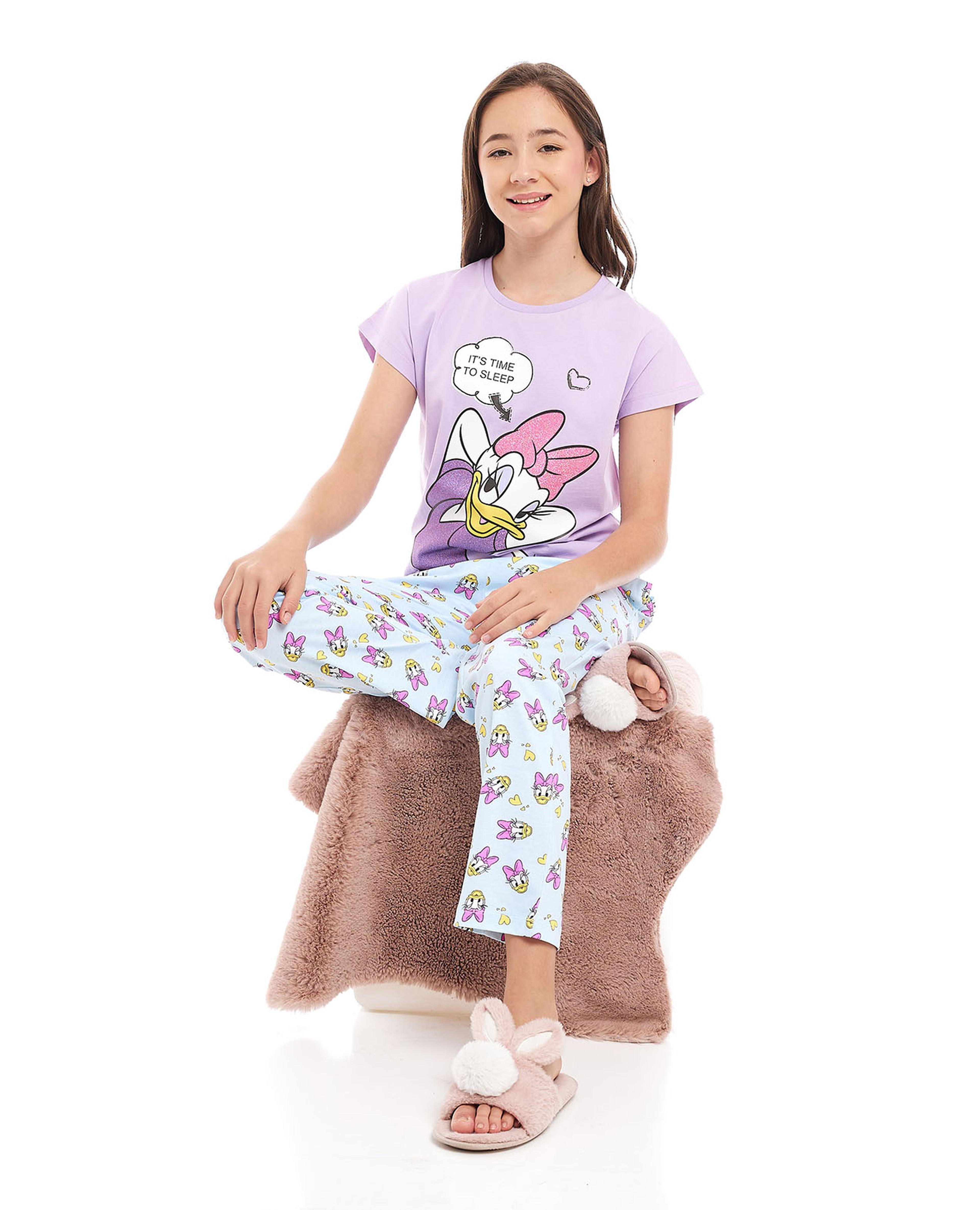 Daisy Duck Print Pyjama Set