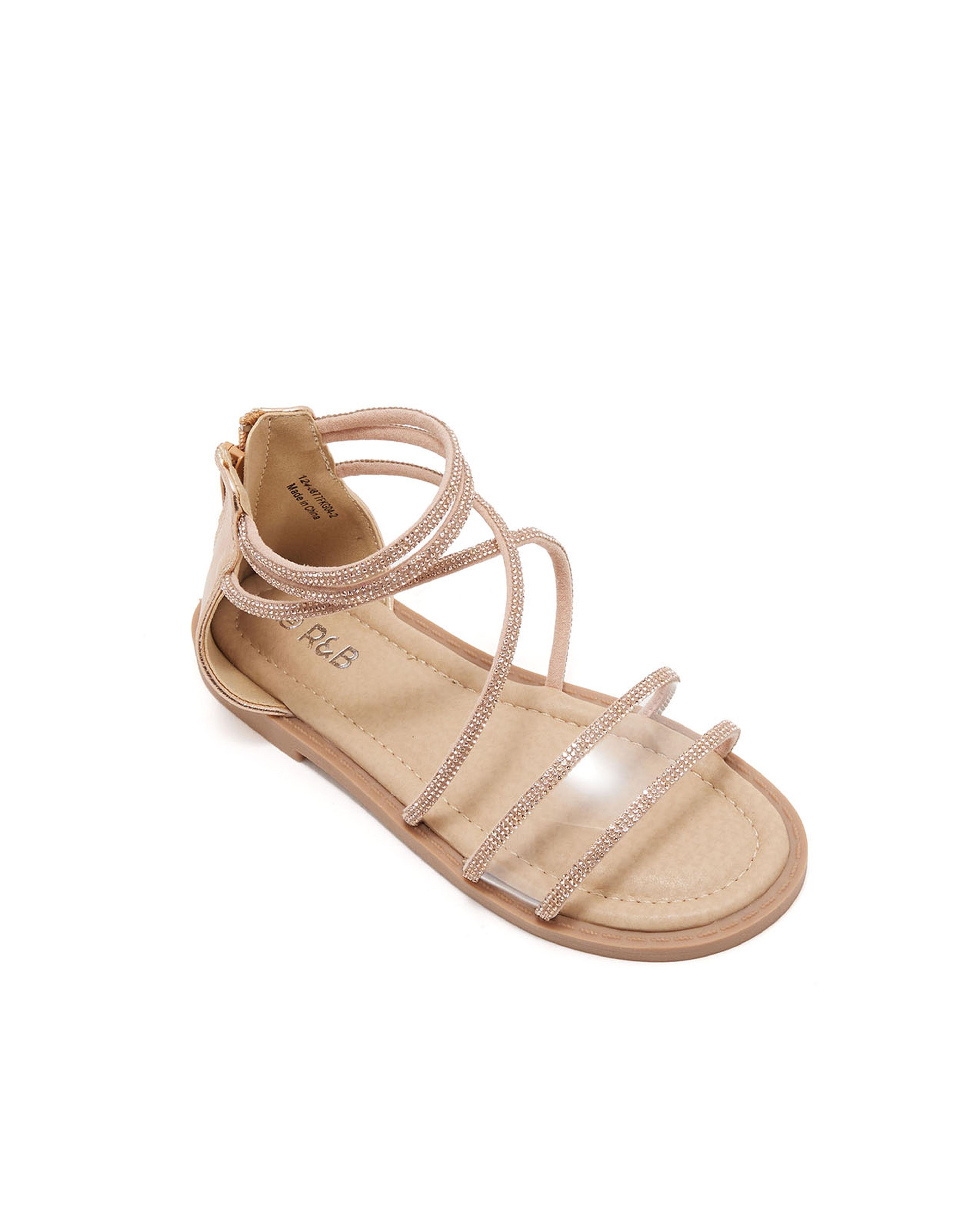 Embellished Gladiator Sandals