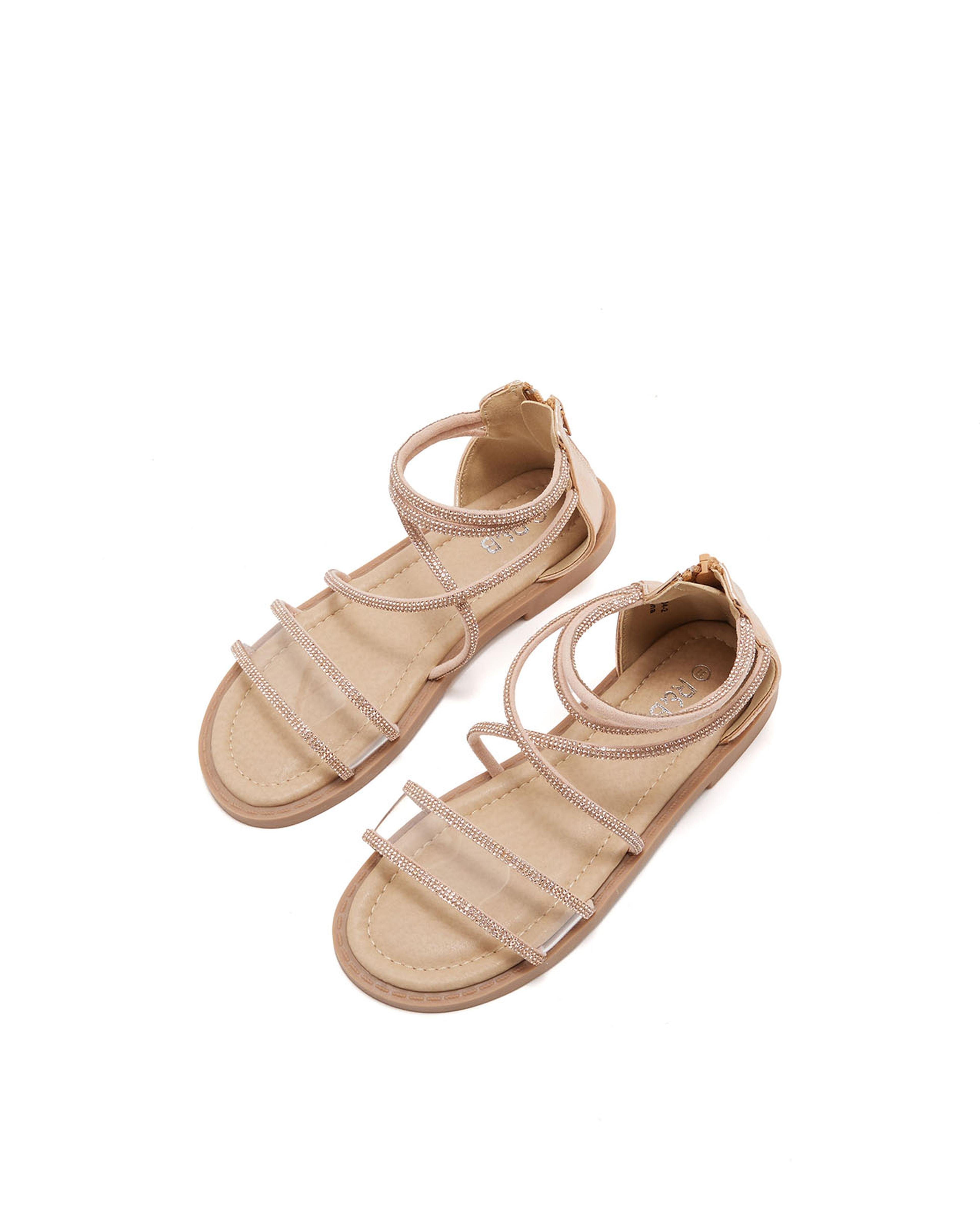 Embellished Gladiator Sandals
