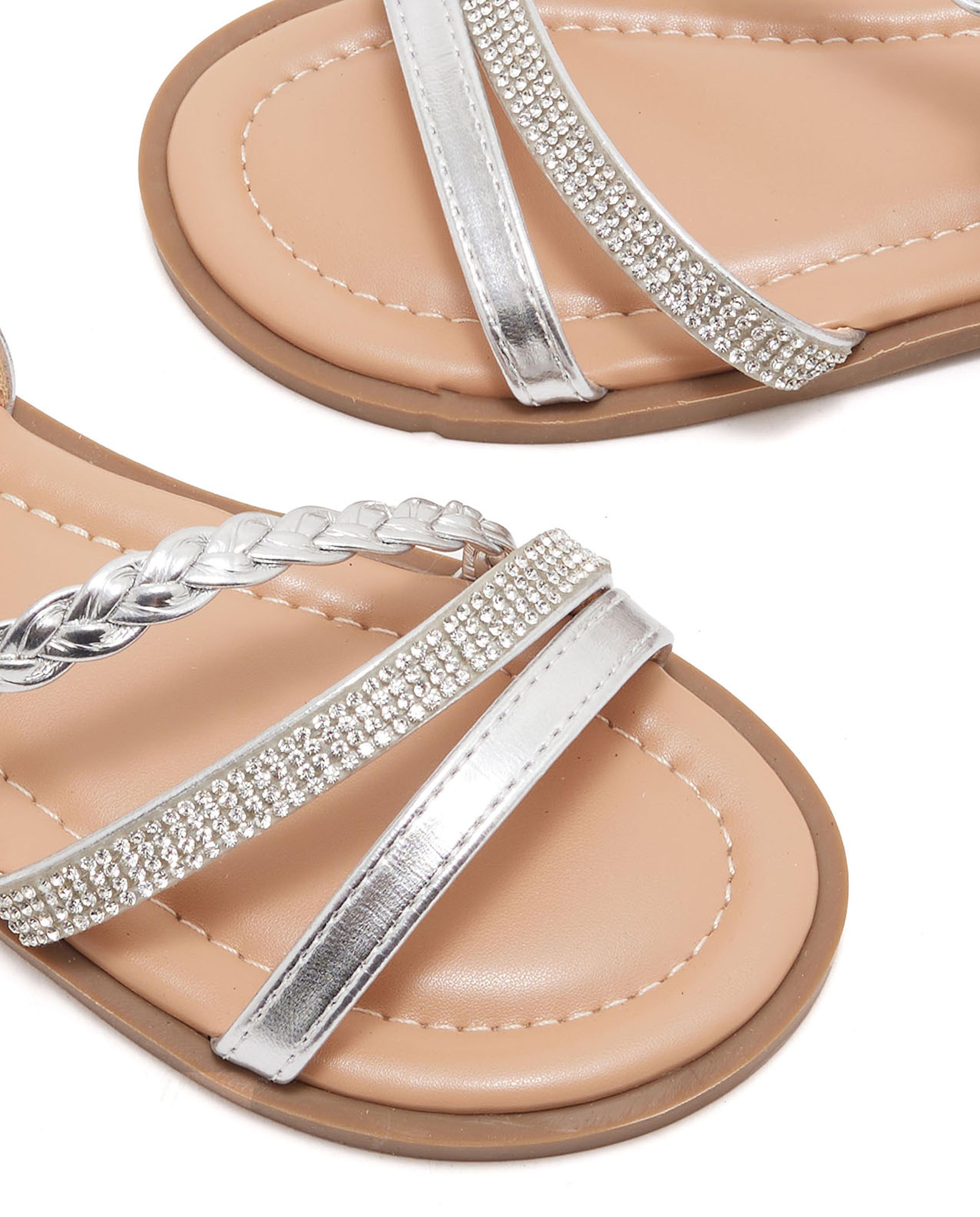Embellished Comfort Sandals