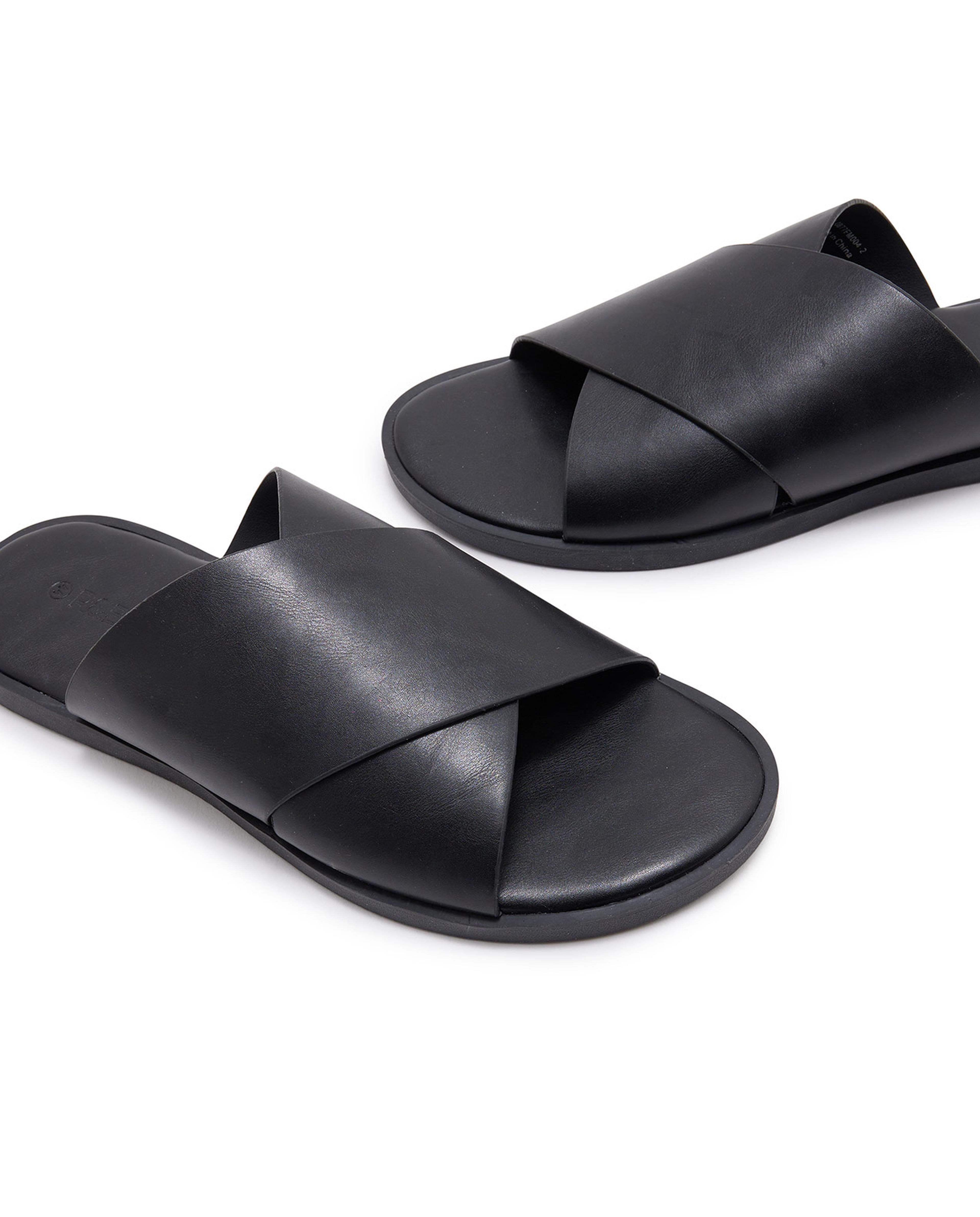 Crossover Strap Comfort Sandals