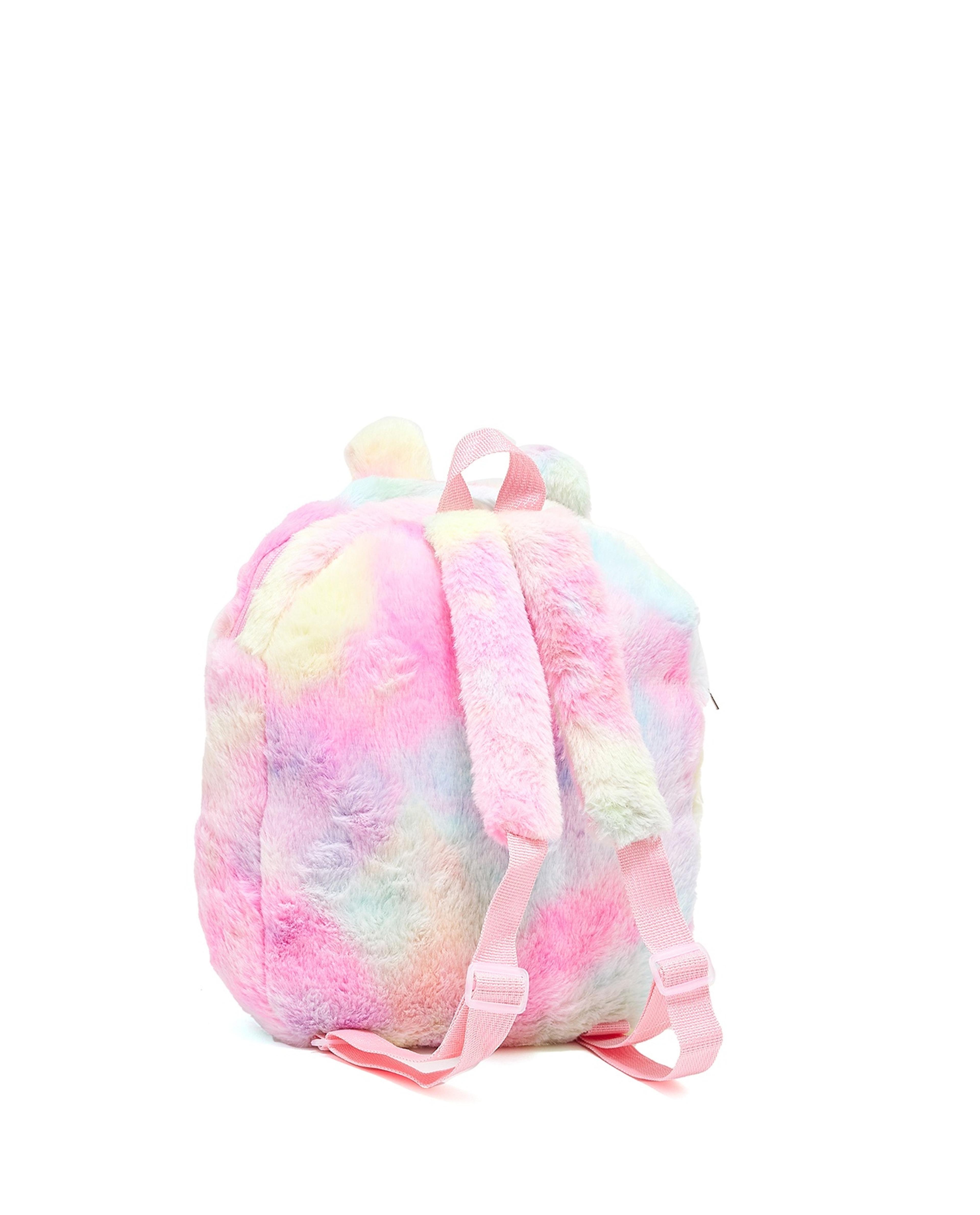 Furry Zip-Around Backpack