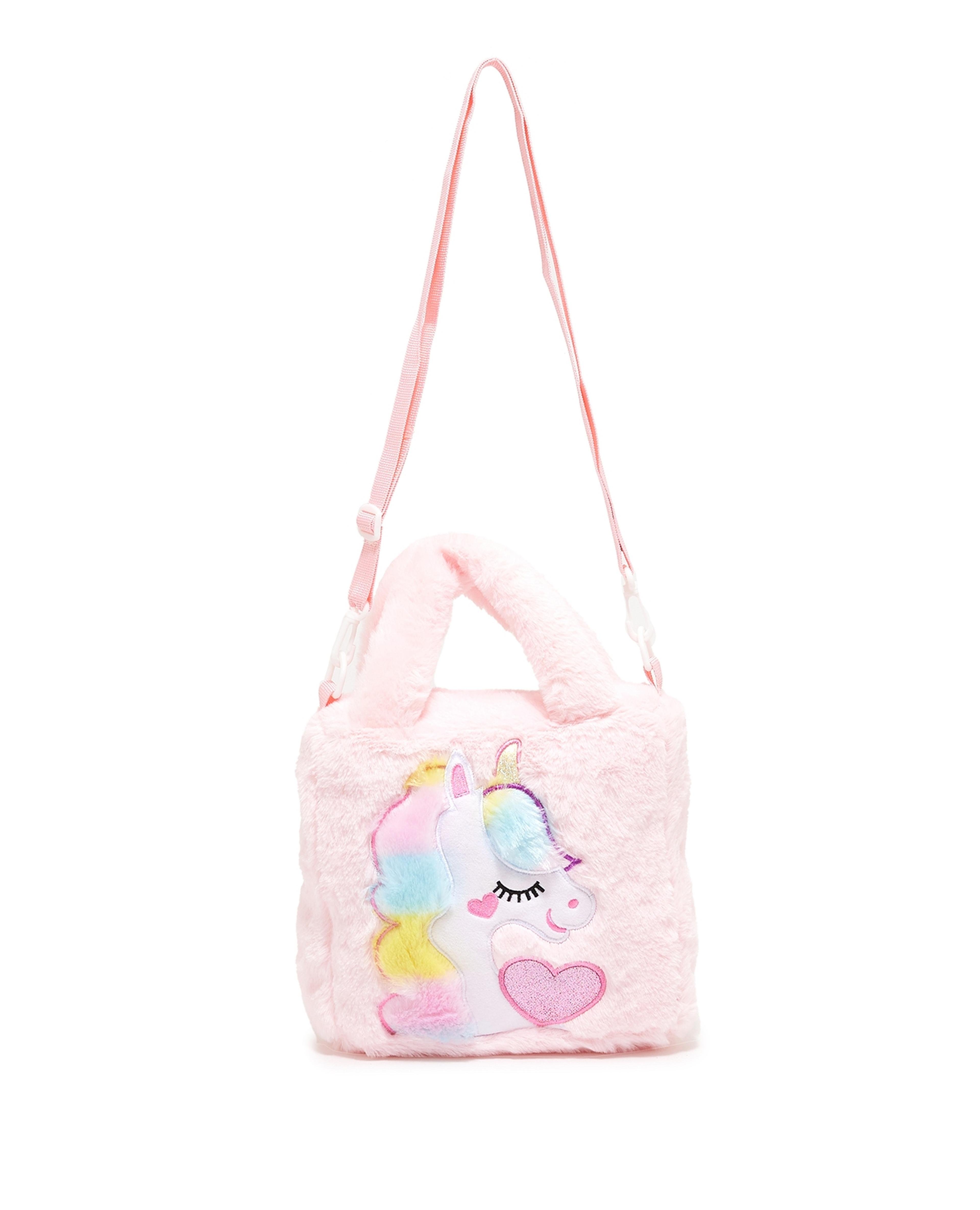 Unicorn Furry Mini Bag
