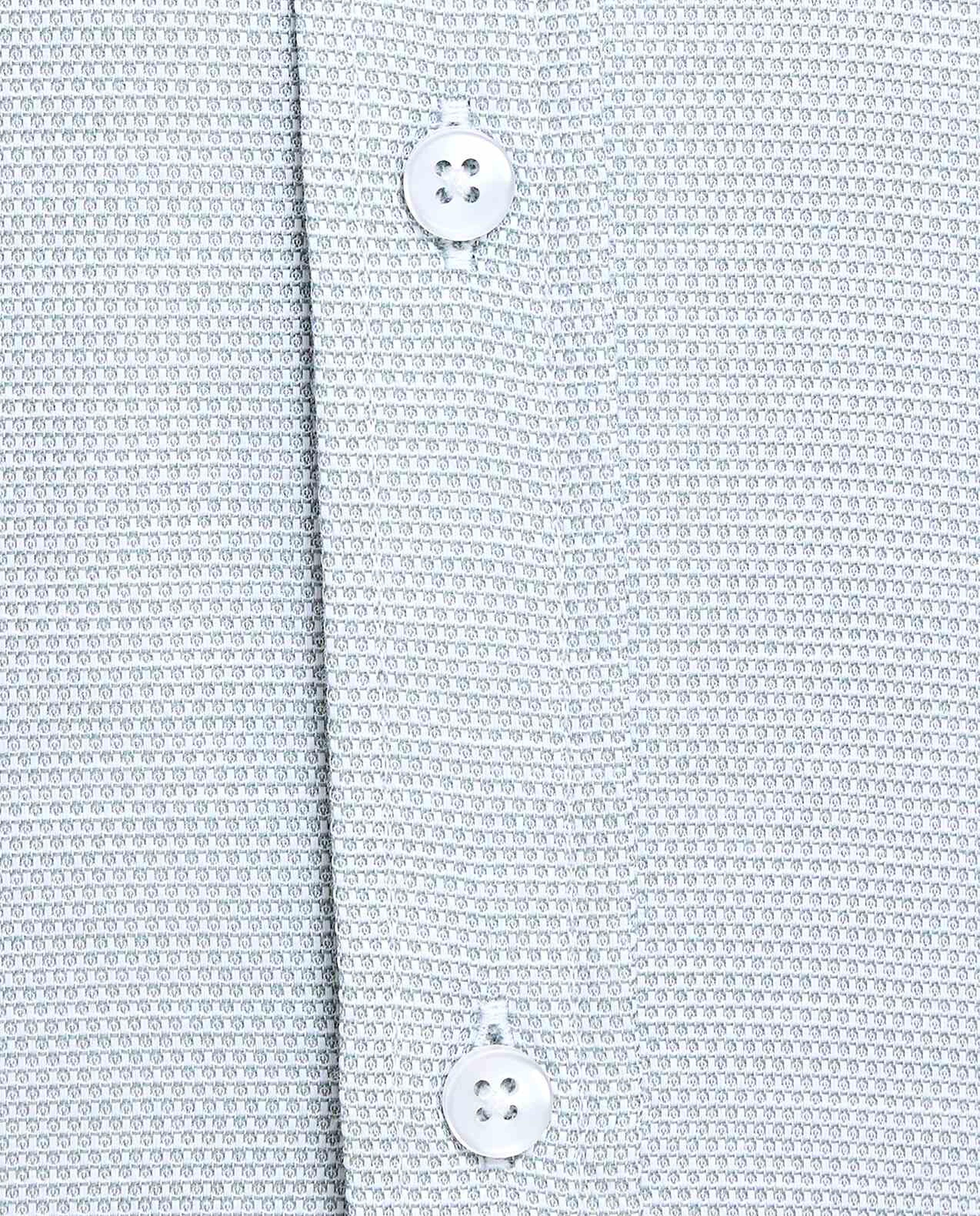 Textured Shirt with Button-Down Collar and Long Sleeves
