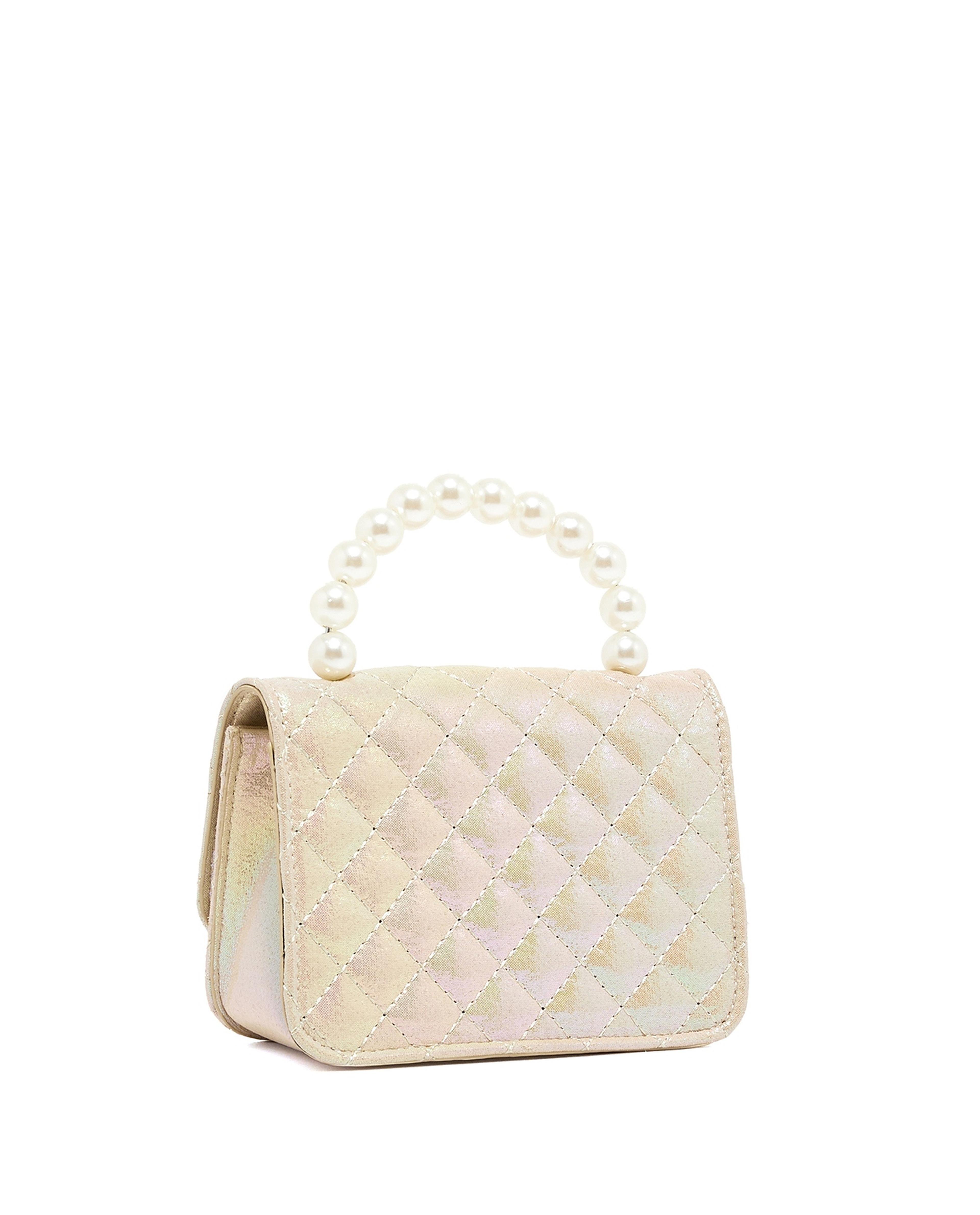 Pearl Embellished Mini Crossbody Bag