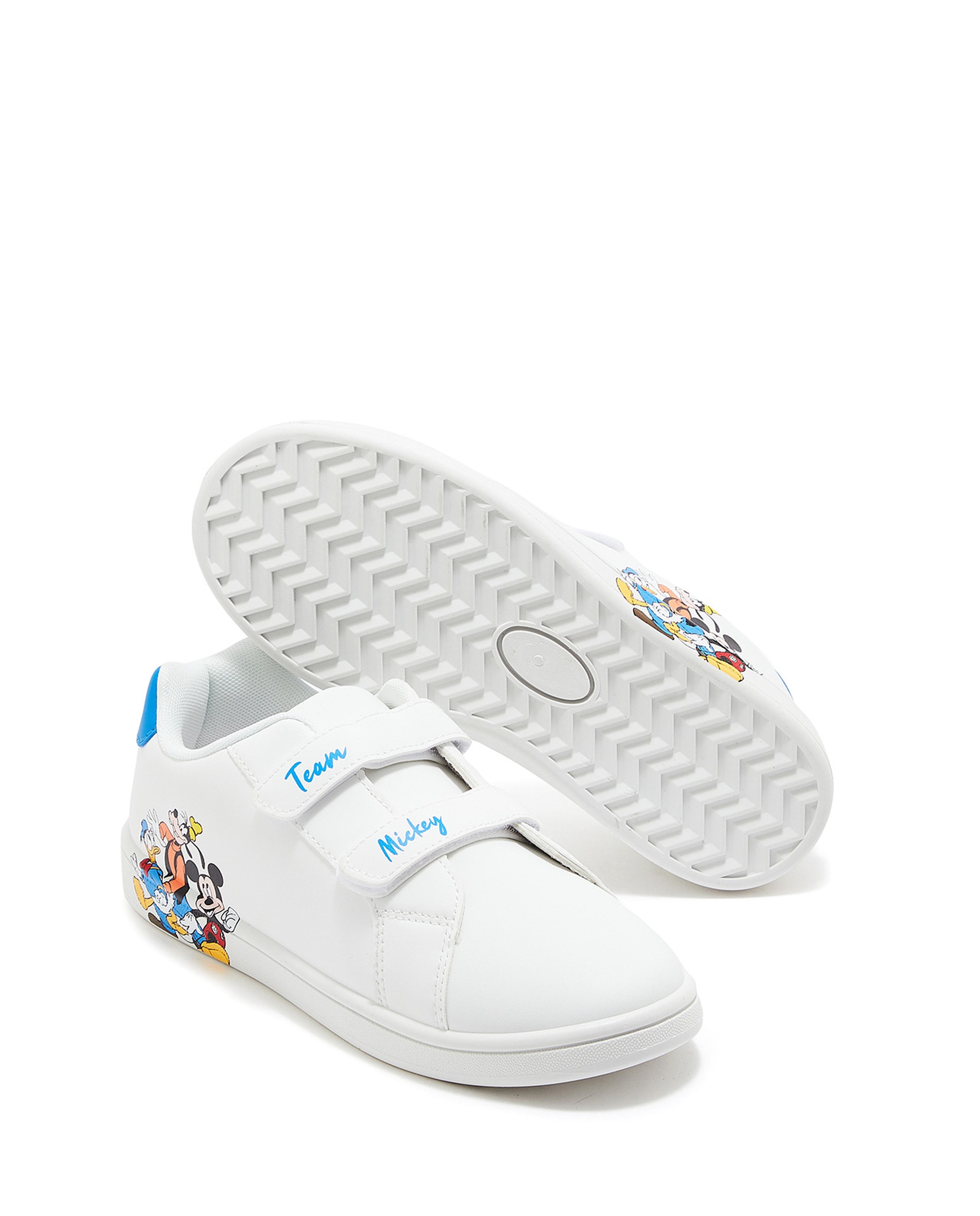 Mickey & Friends Print Velcro Shoes