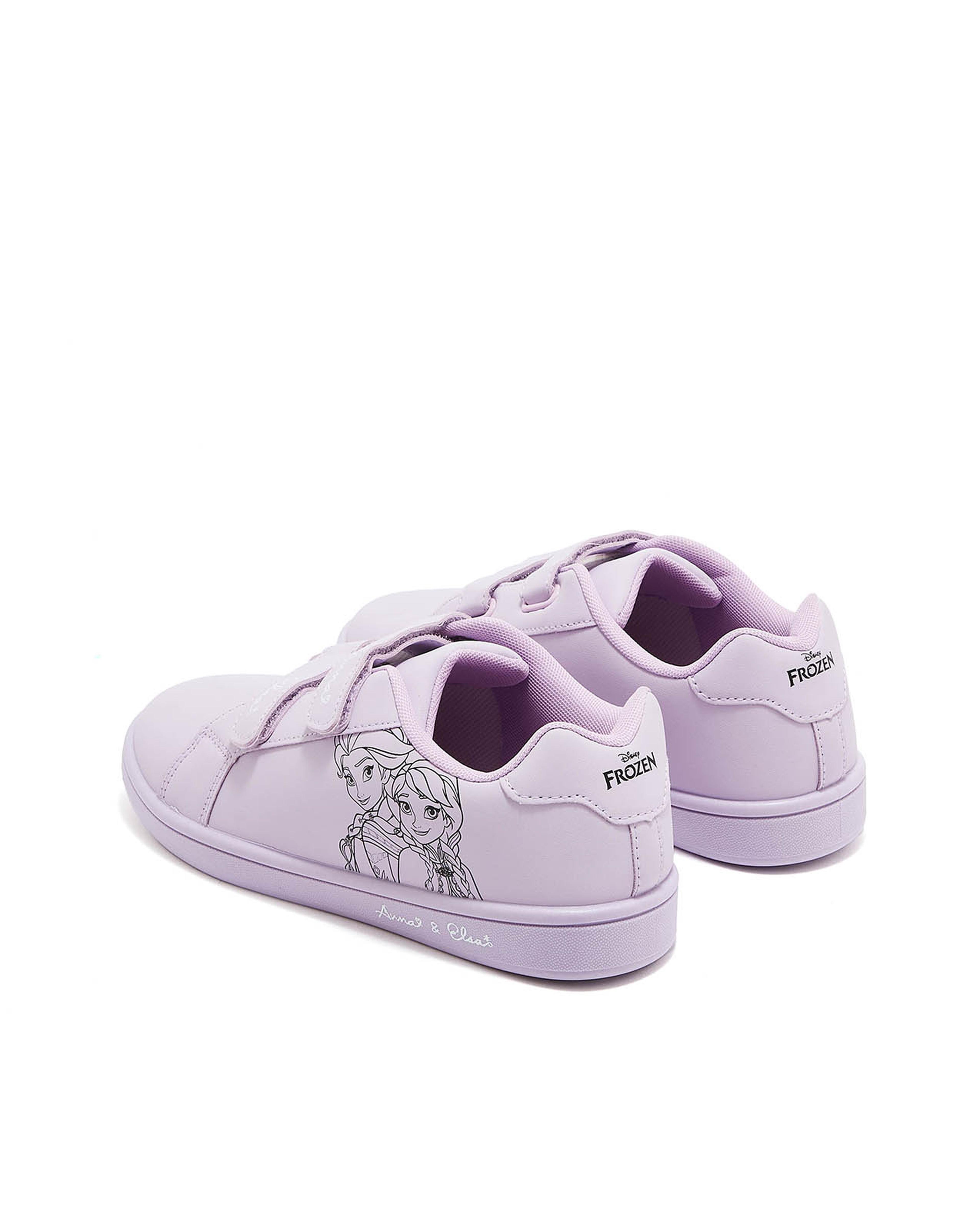 Elsa & Anna Print Velcro Sneakers
