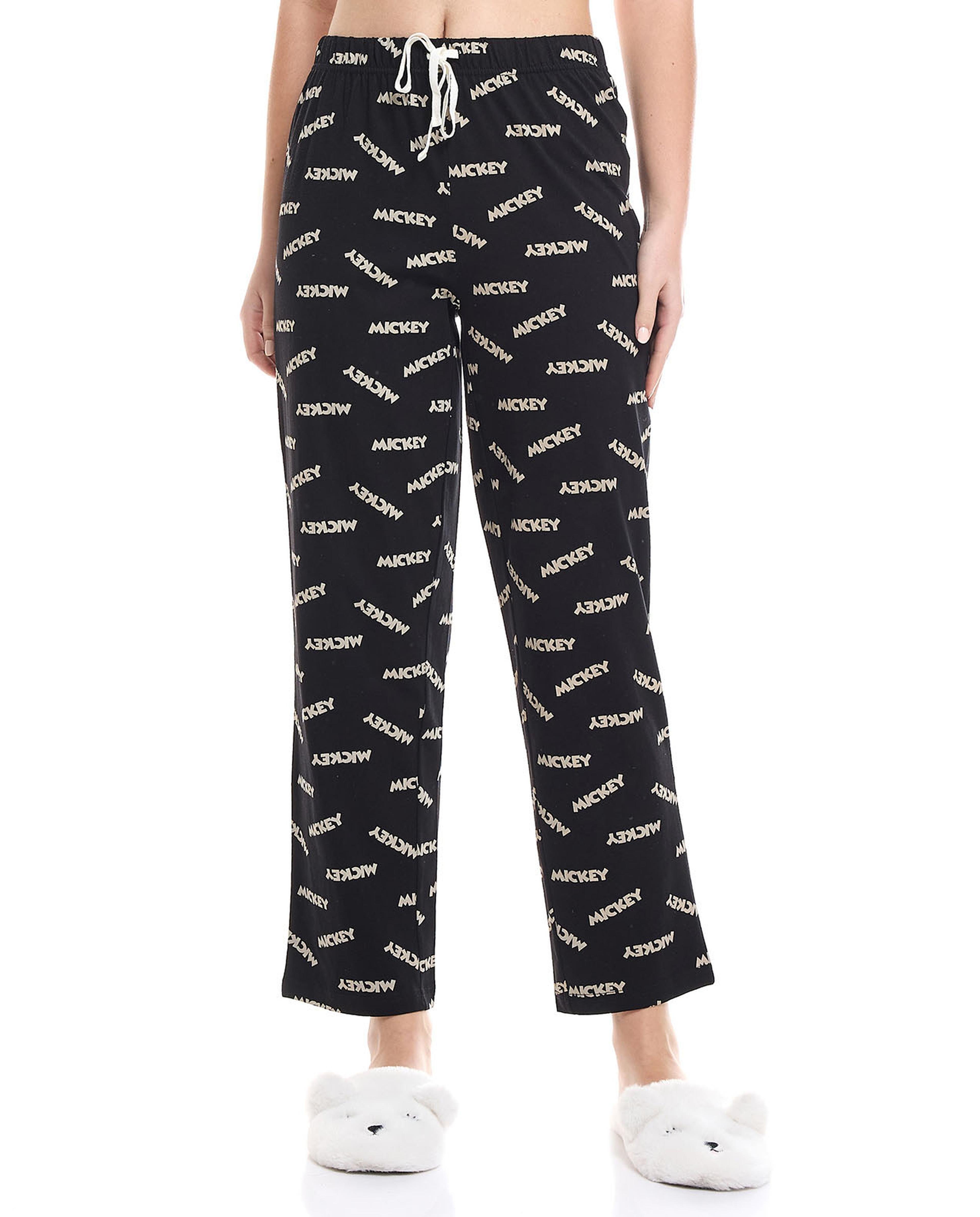 Mickey Mouse Print Pyjama Set