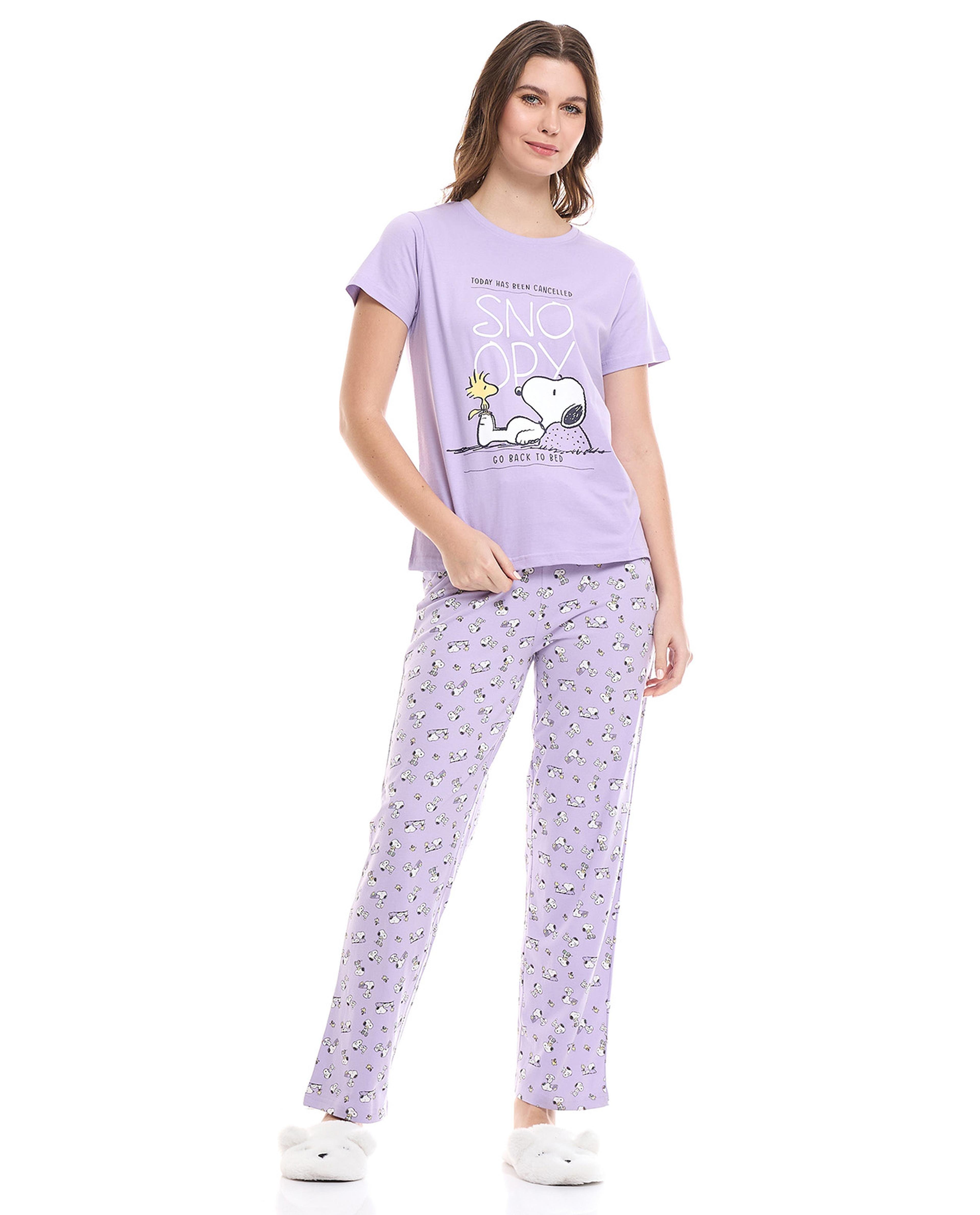 Snoopy Print Pyjama Set