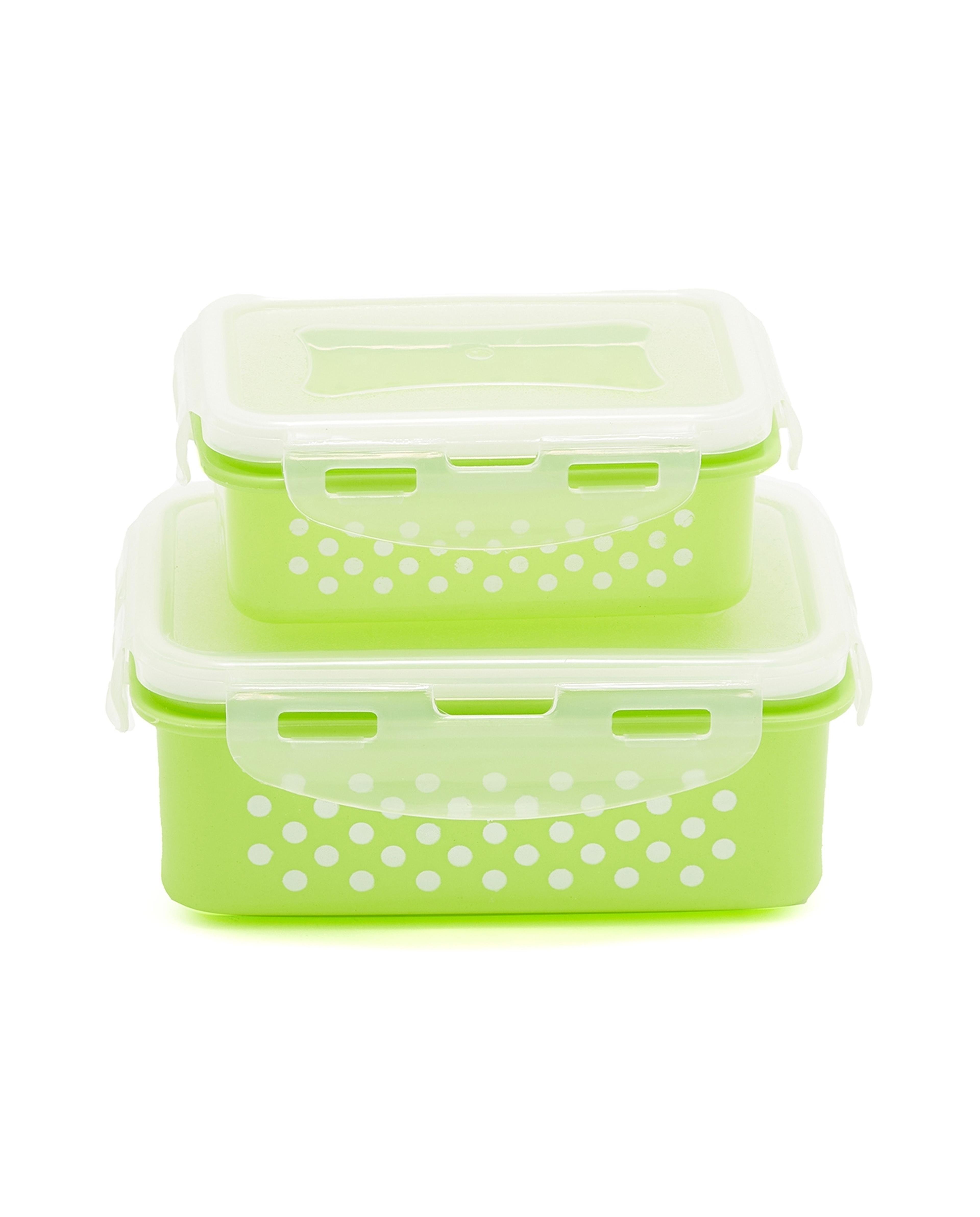 4 Piece Rectangle Storage Container Set