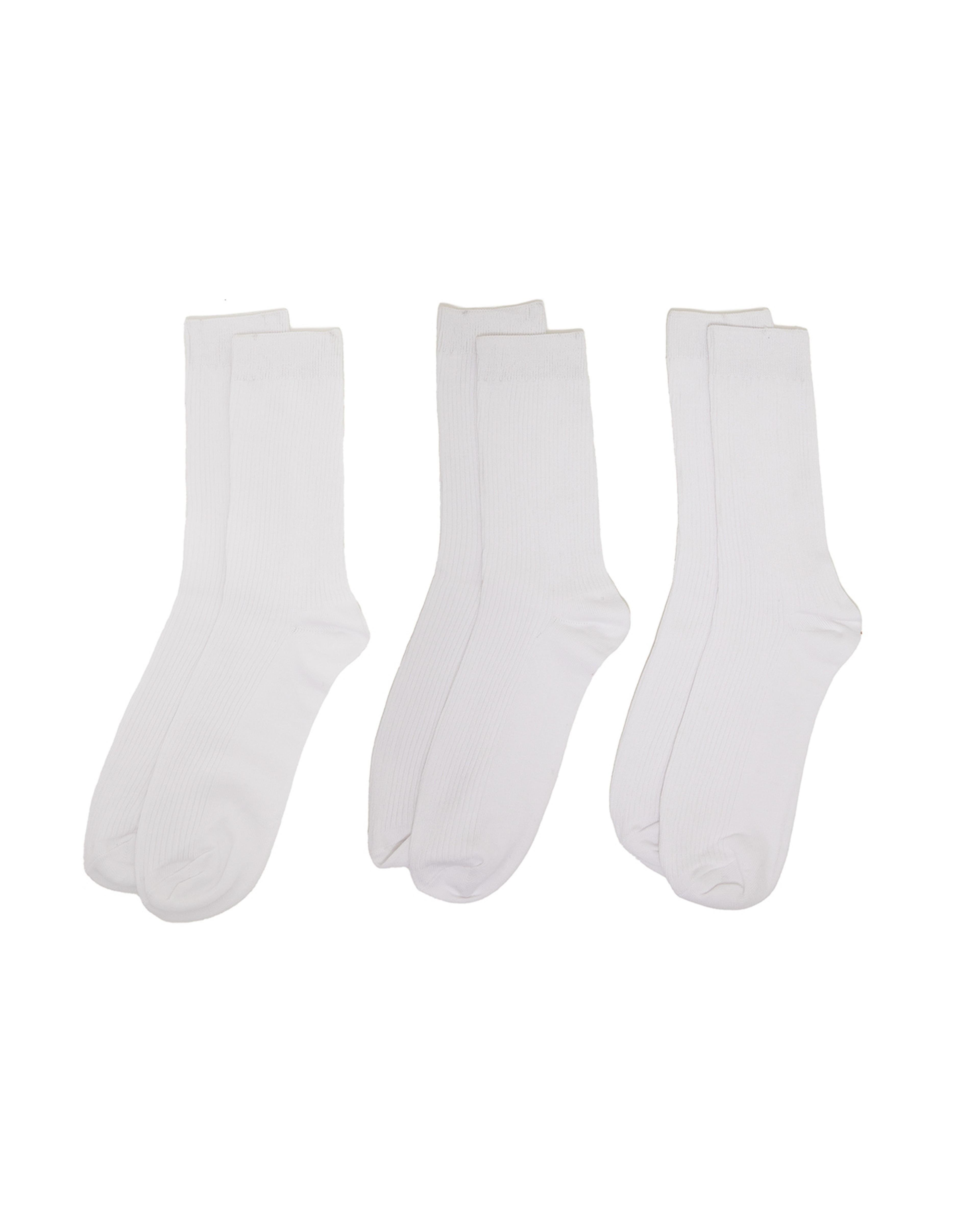 Pack of 3 Solid Crew Socks