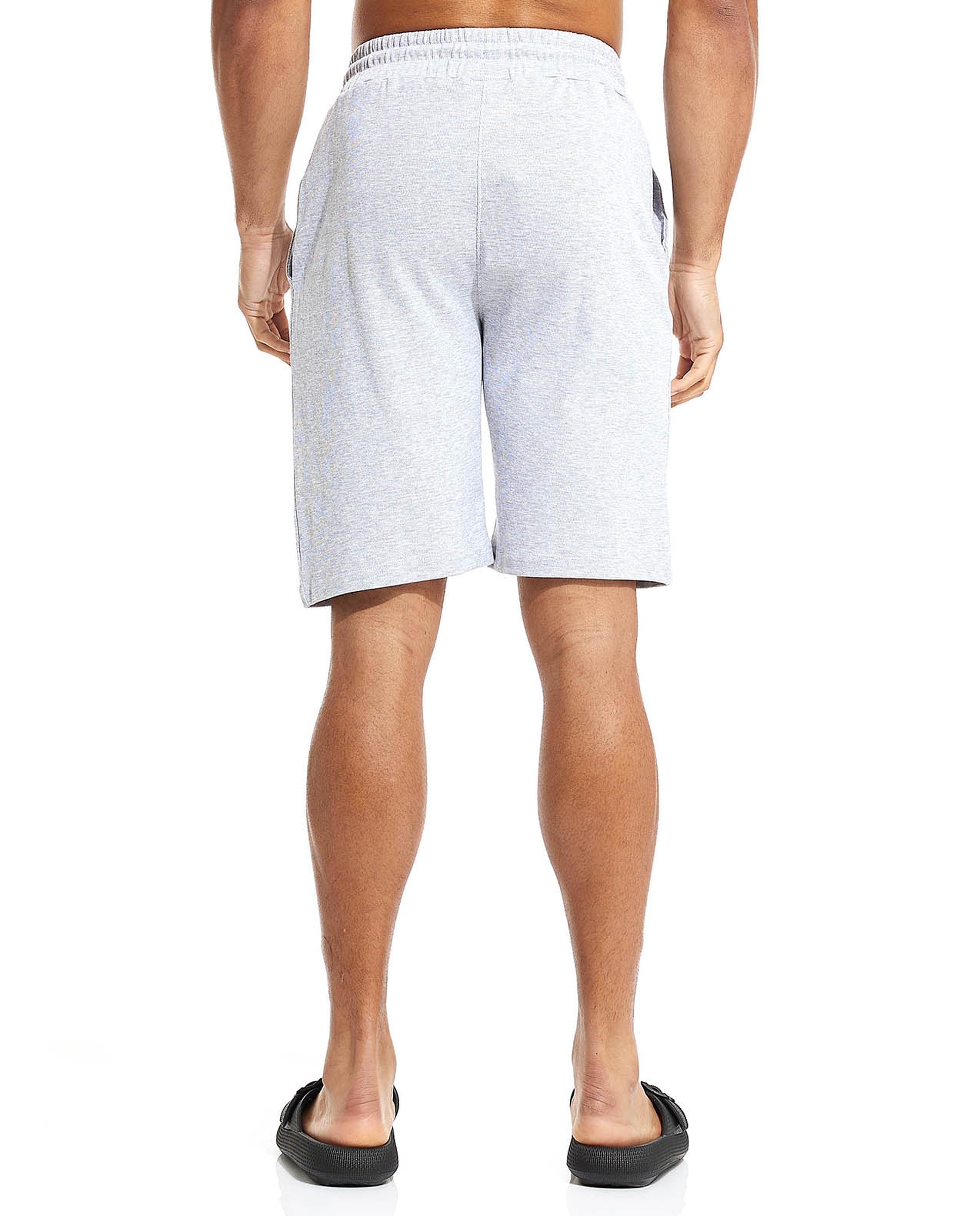 Knitted Lounge Shorts with Drawstring Waist