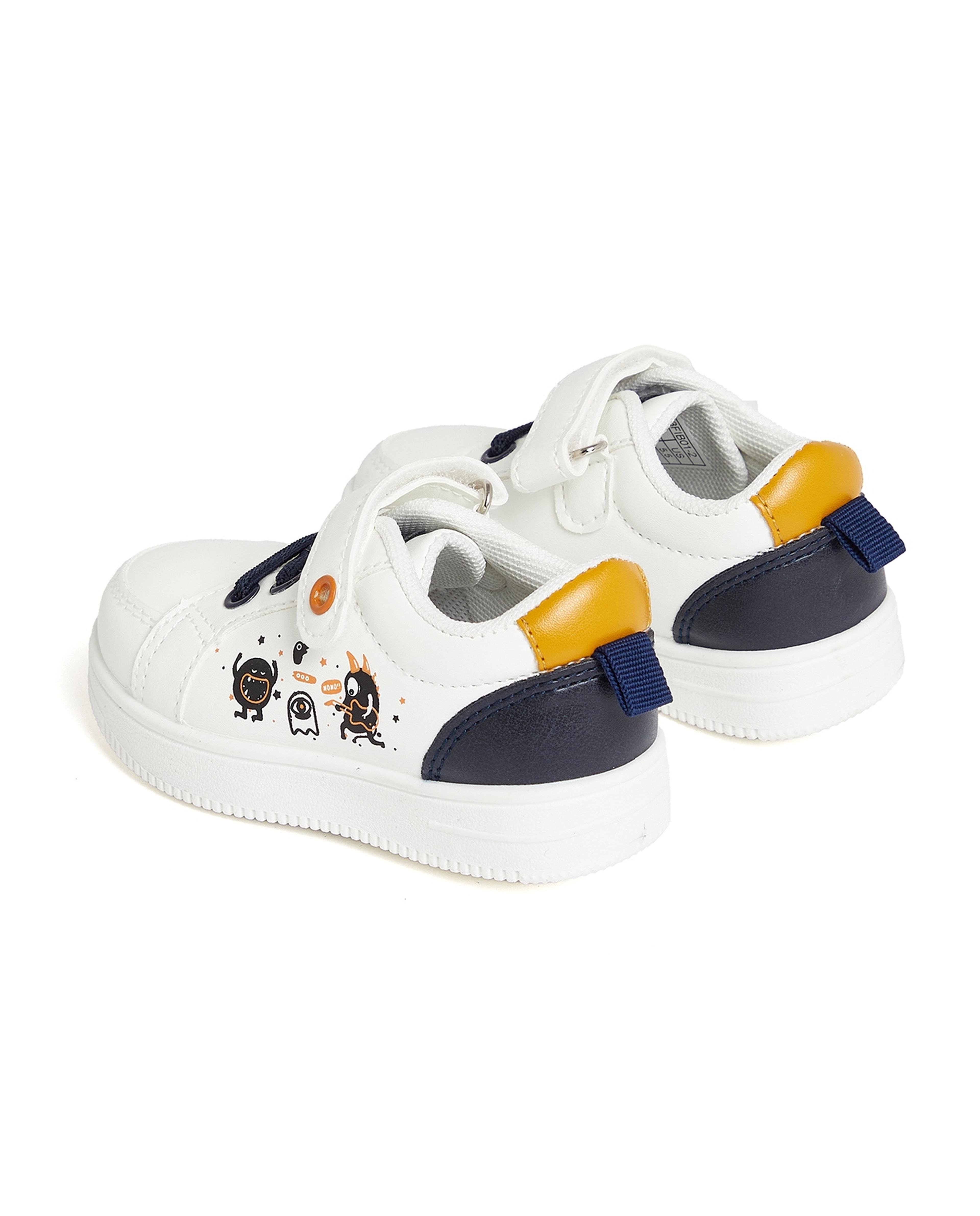 Printed Velcro Closure Shoes