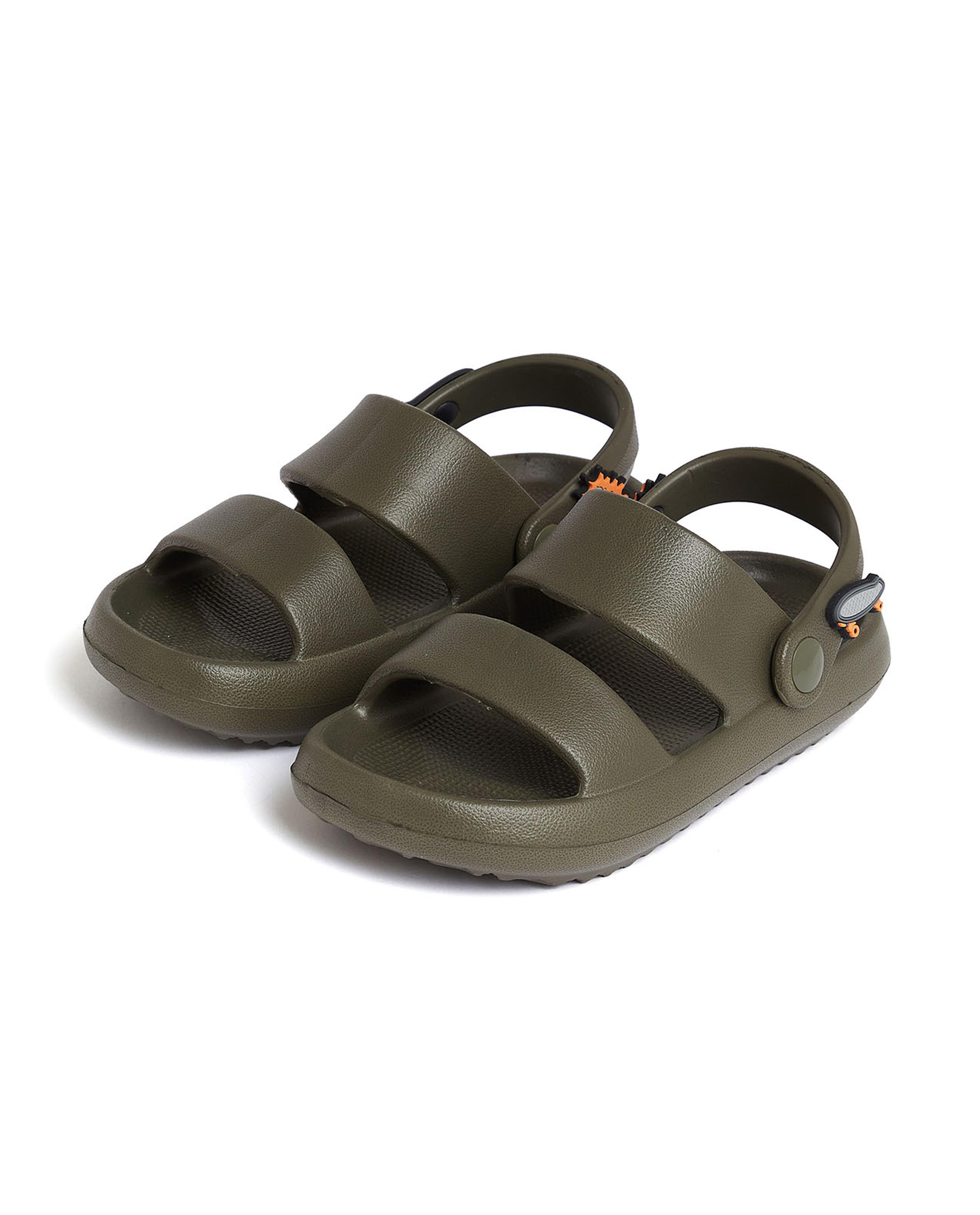 Double Strap Slingback Sandals with Jibbitz