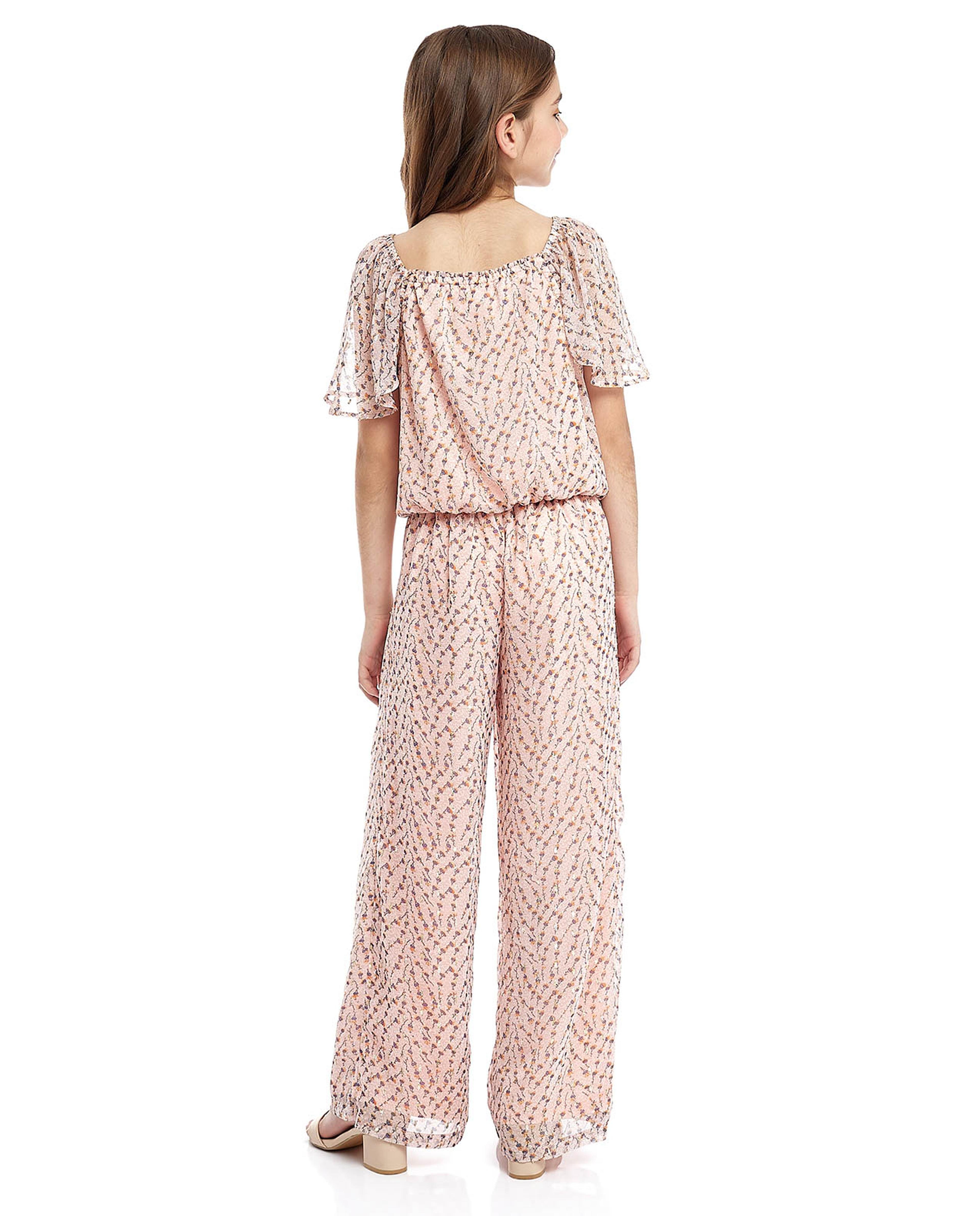 Printed Top and Trouser Set