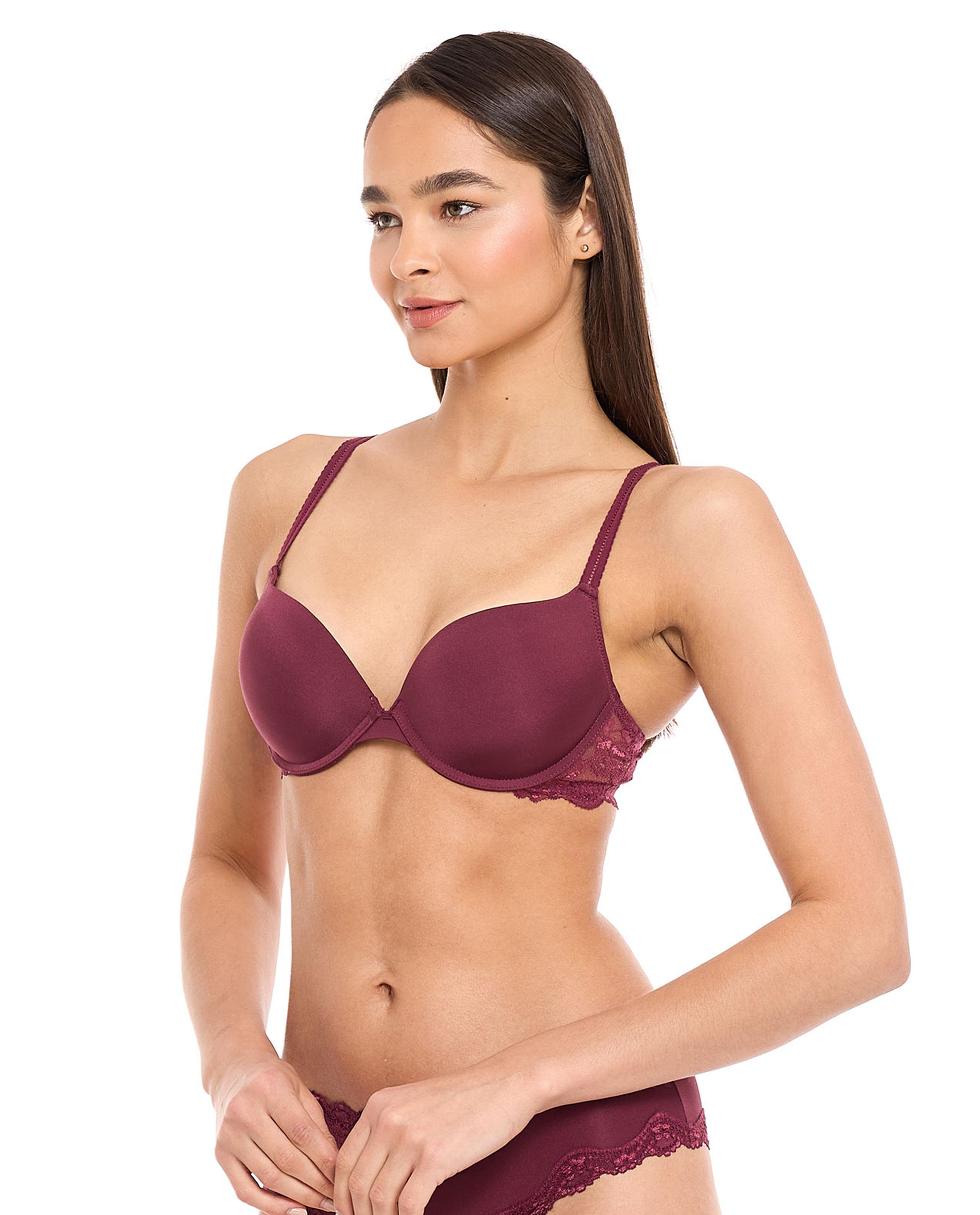 Solid Double Push Up Bra