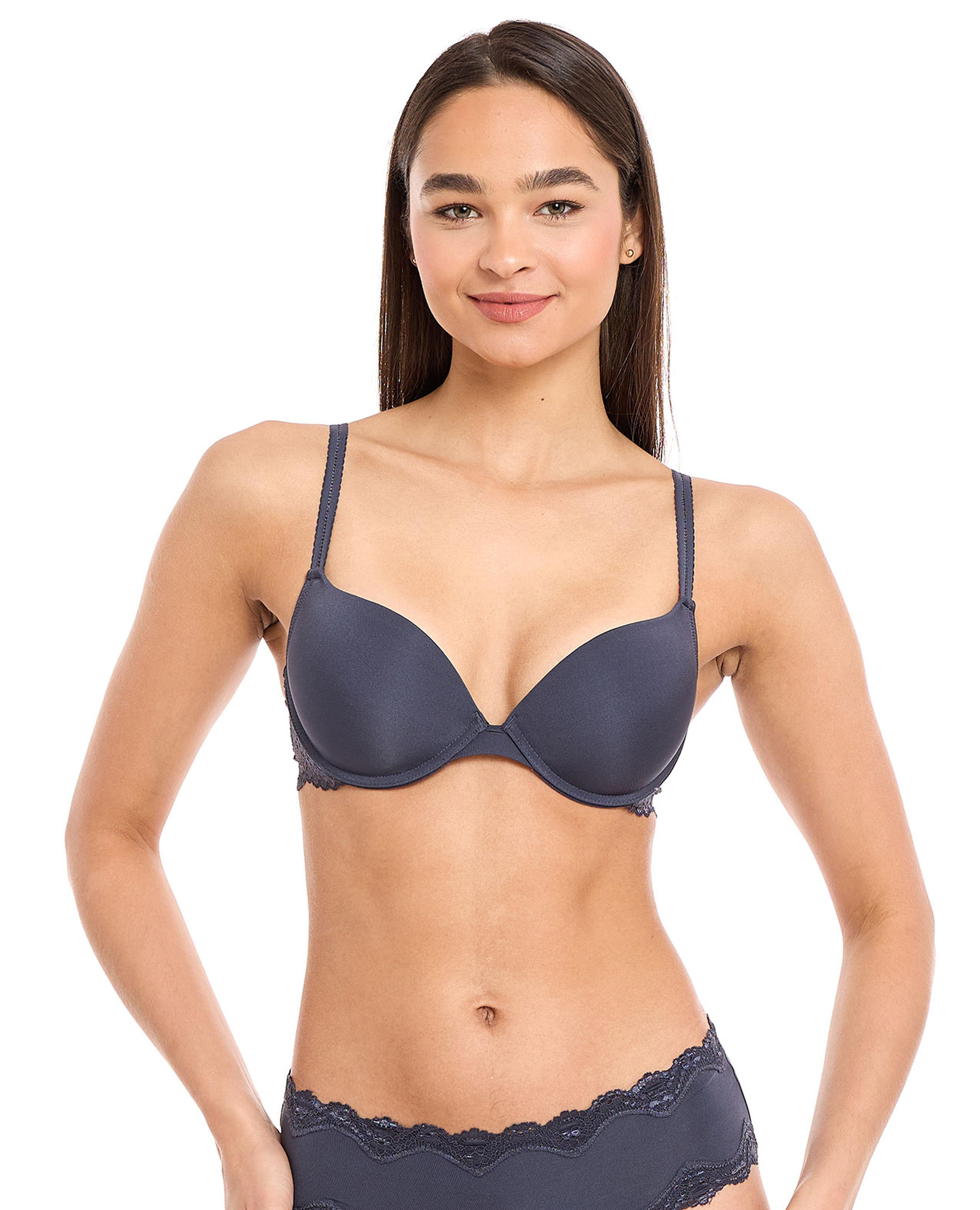 Solid Double Push Up Bra