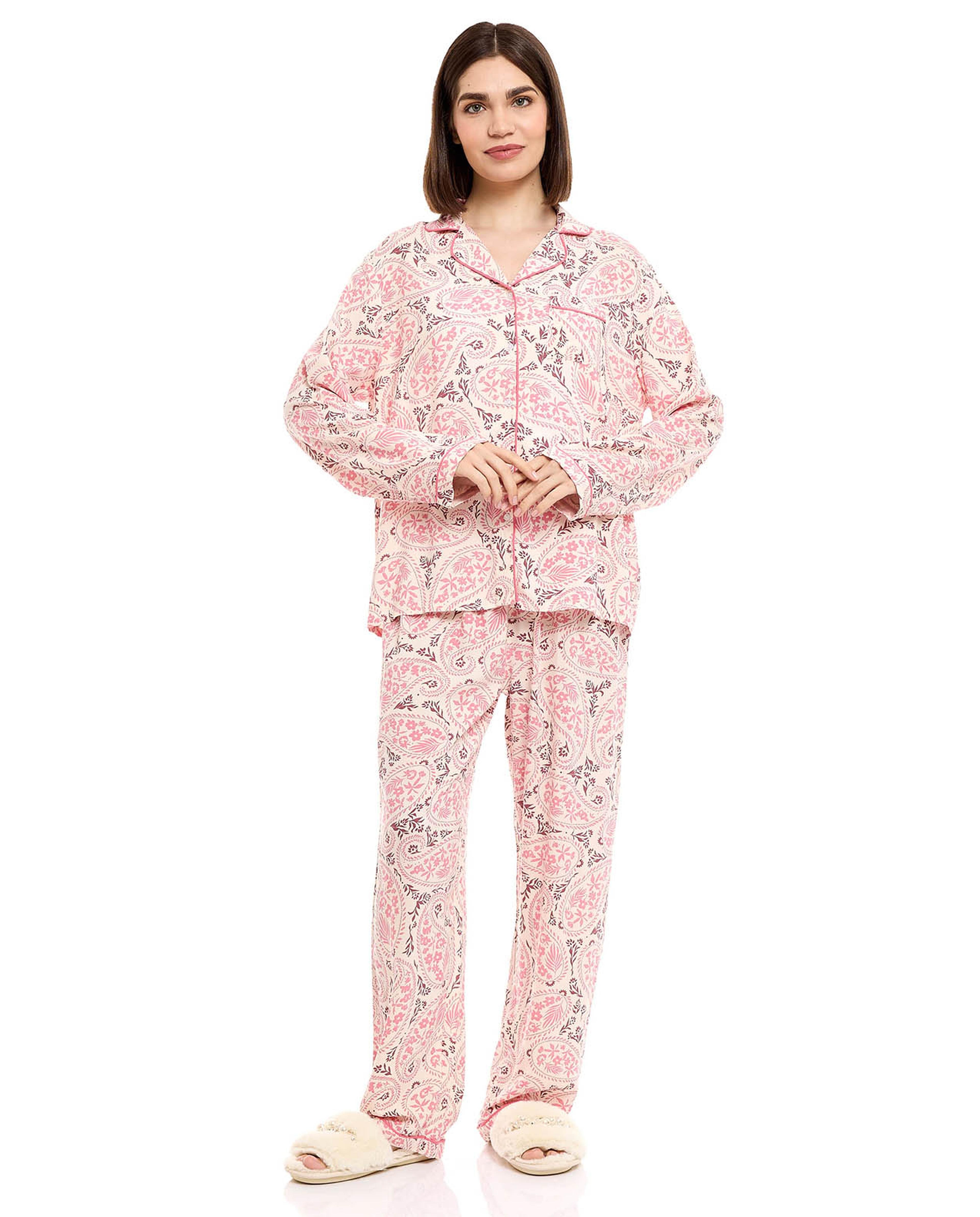 Paisley Print Pyjama Set