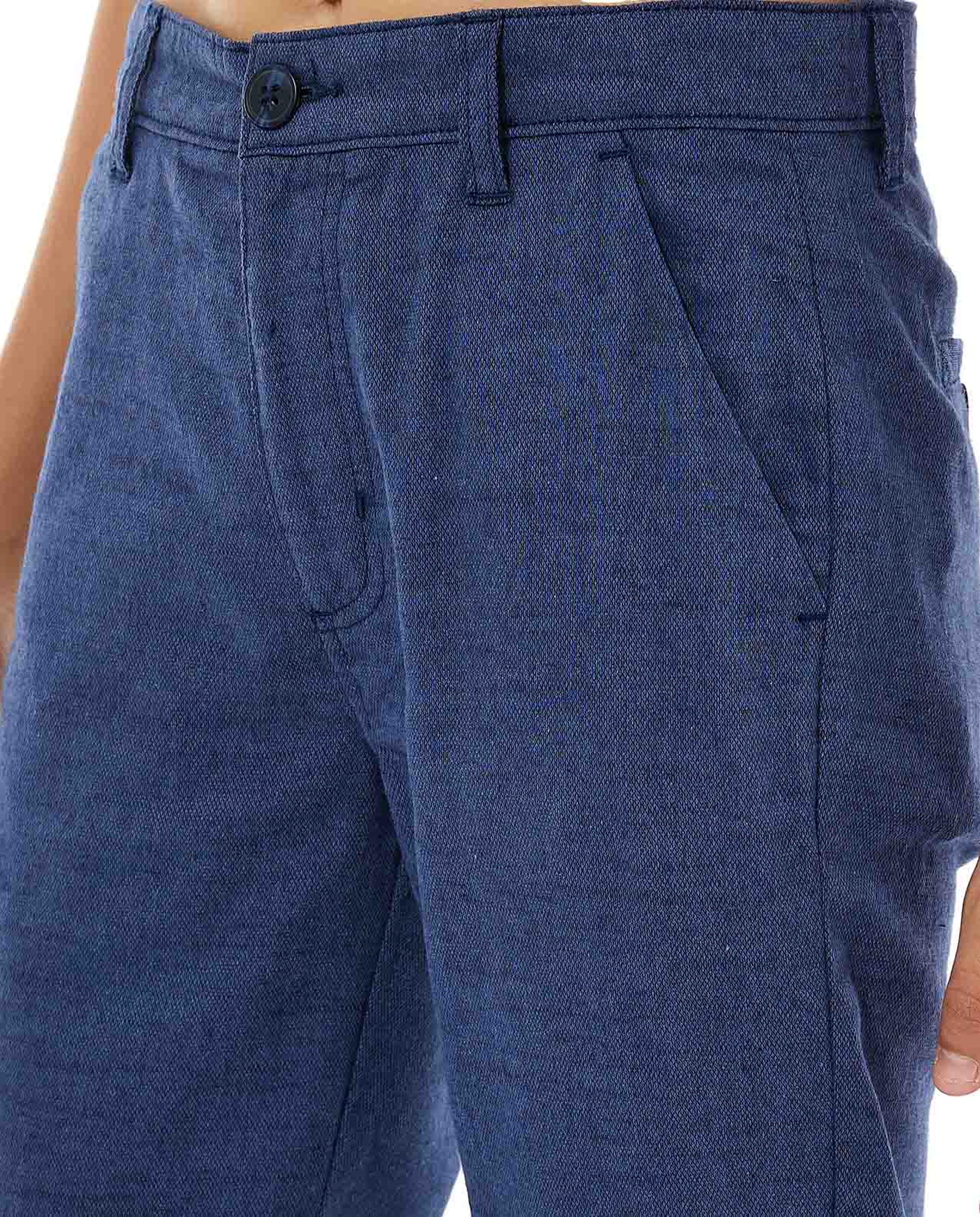 Woven Pants with Button Closure