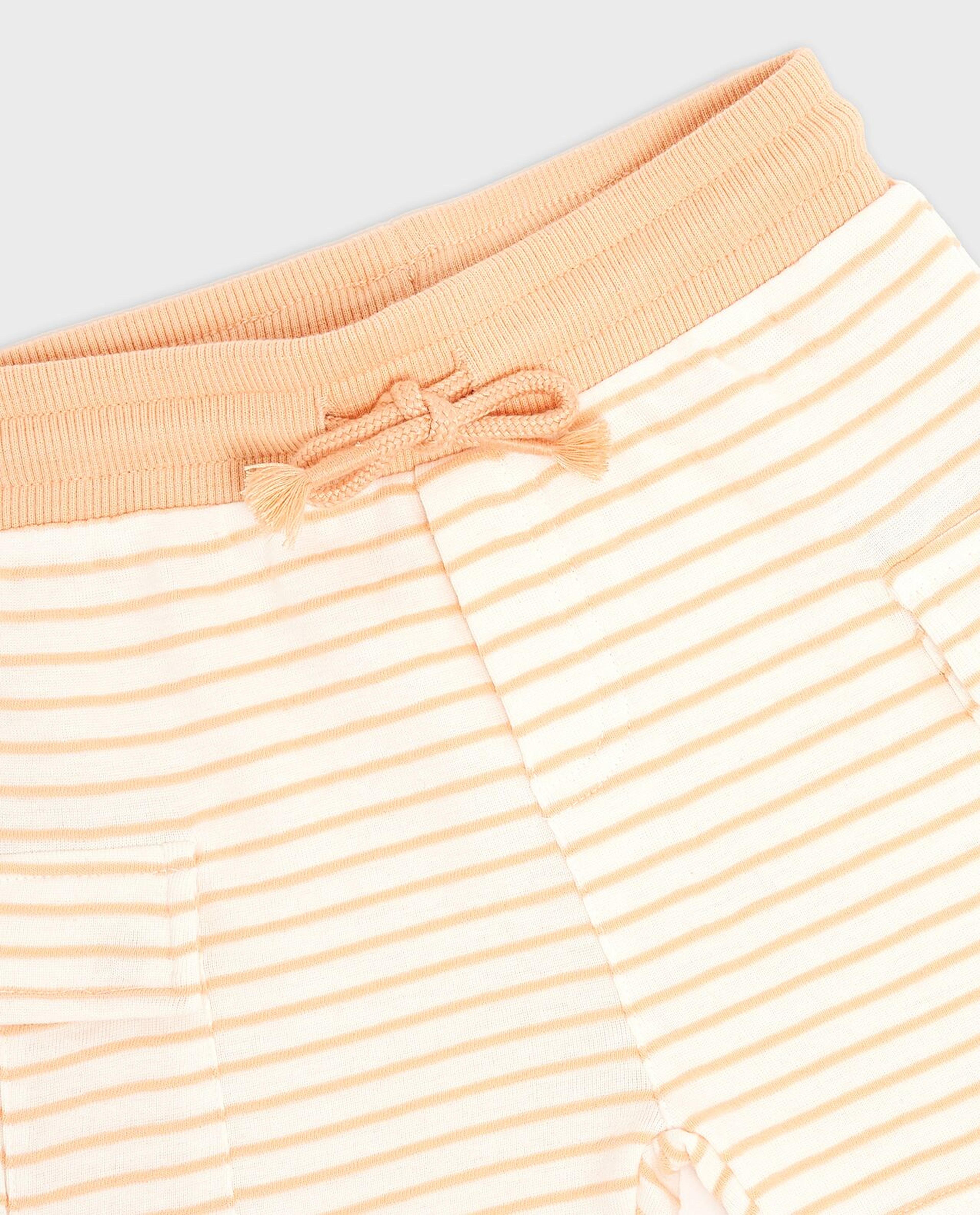 Striped Shorts with Drawstring Waist