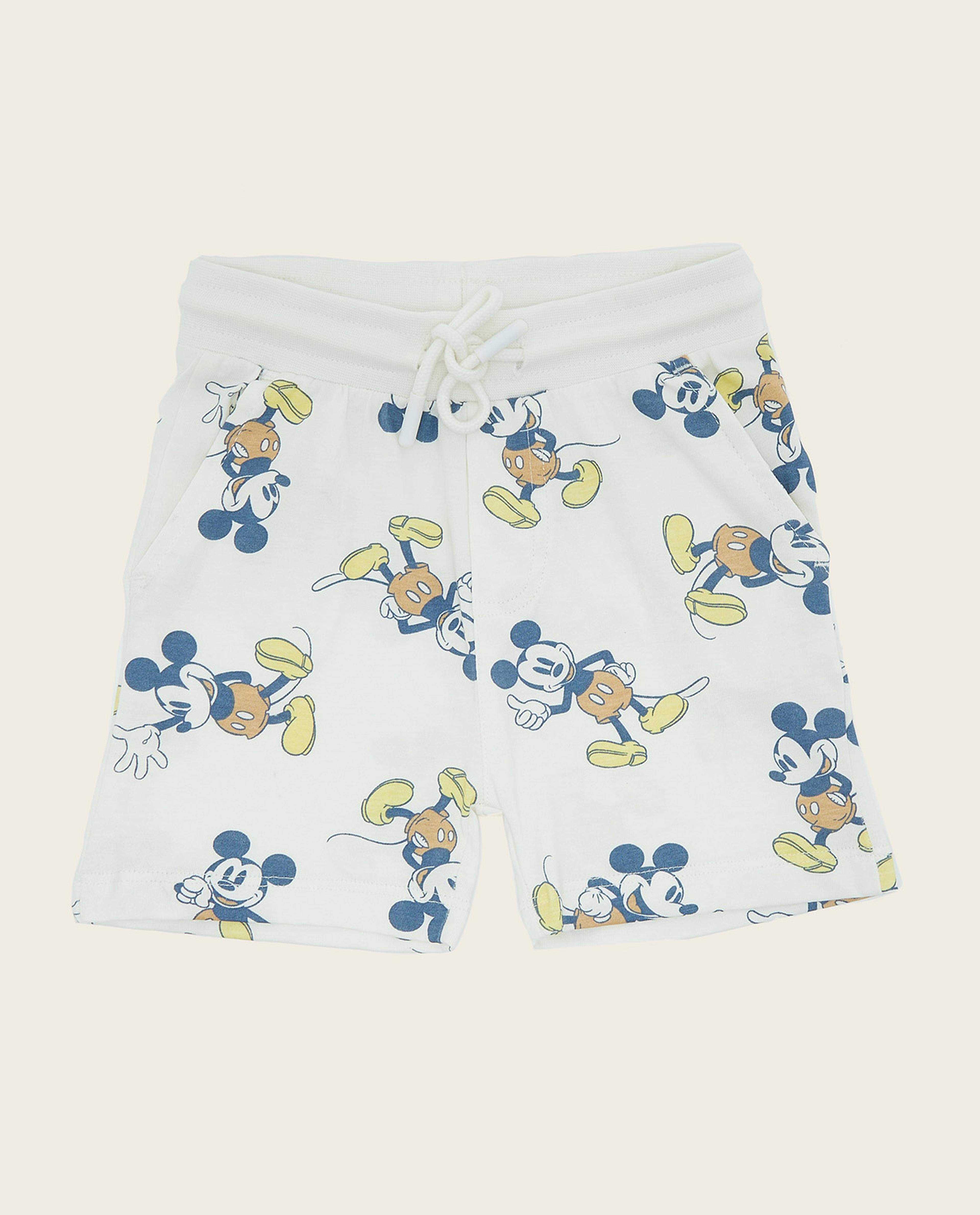 Mickey Mouse Shorts with Drawstring Waist