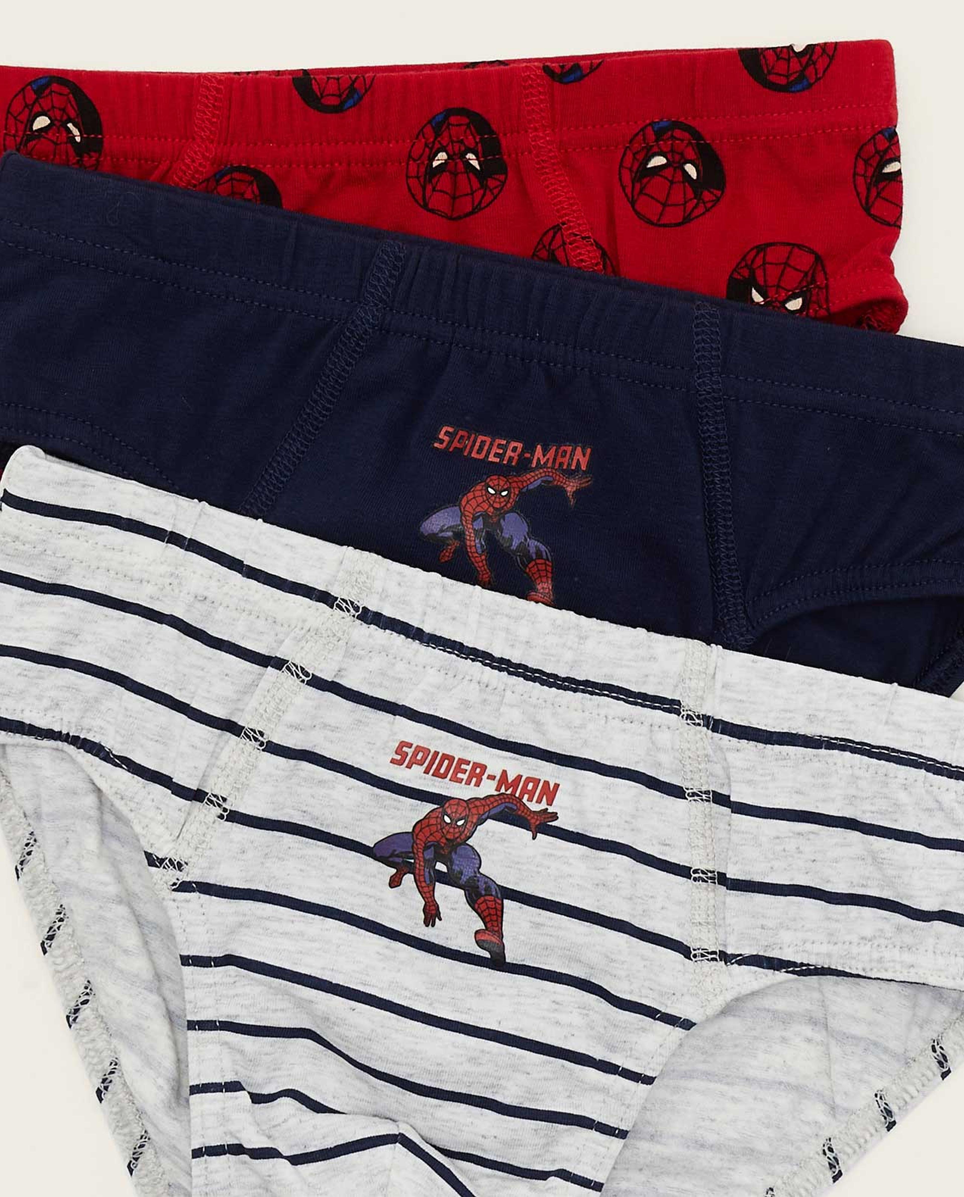 3 Pack Spider-Man Print Briefs
