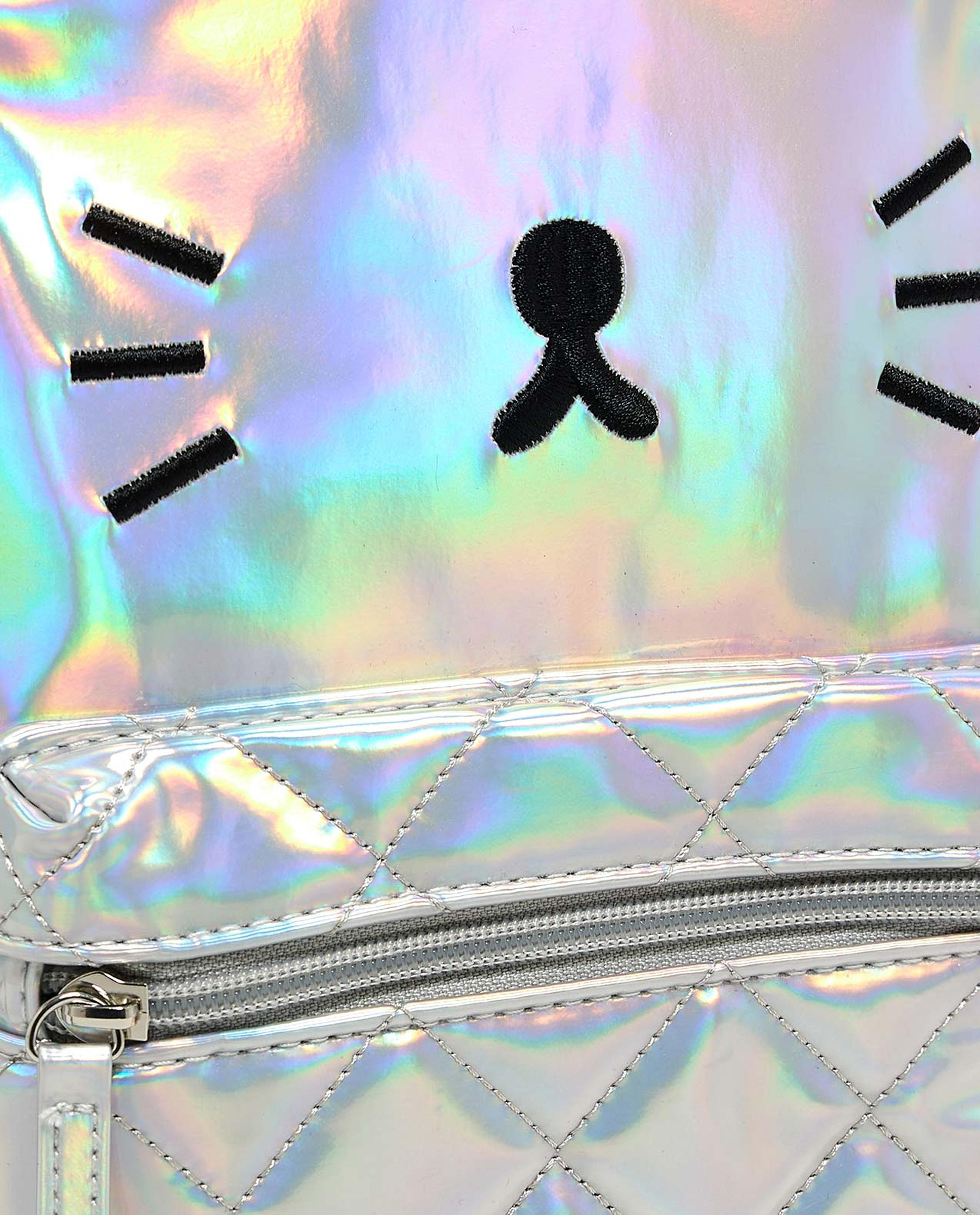 Embroidered Zip-Around Bacpack