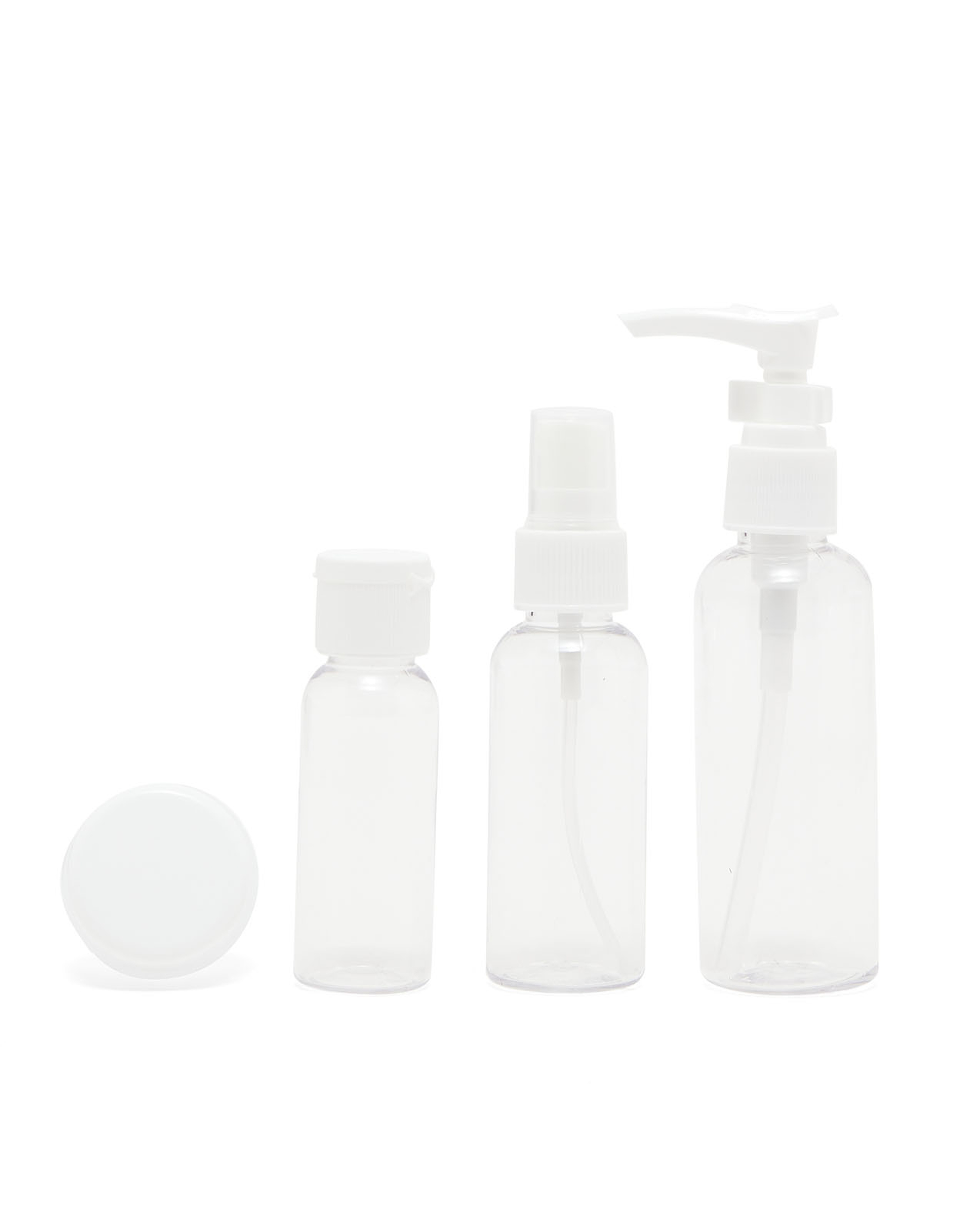 11 Piece Refillable Bottles