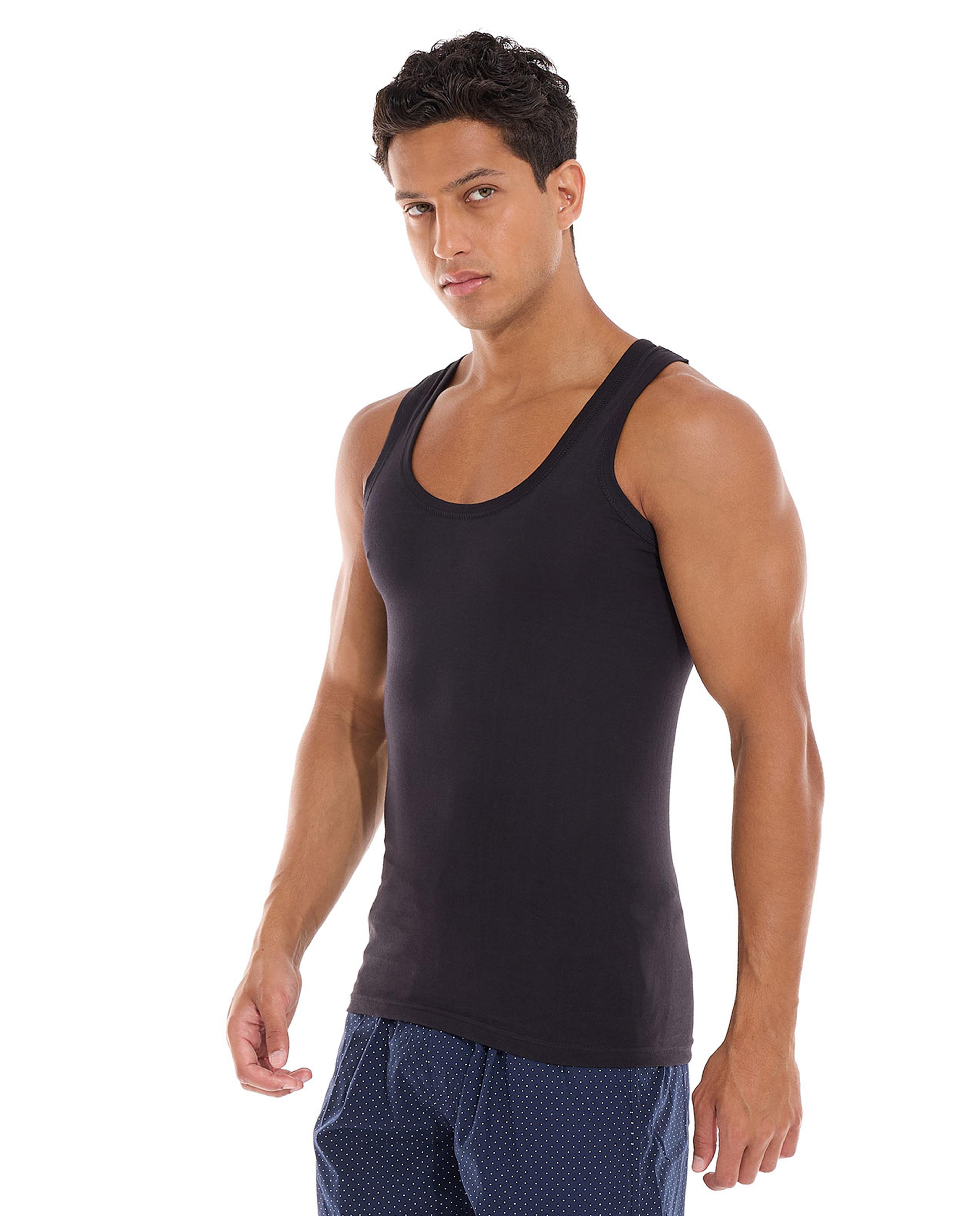 Solid Sleeveless Vest