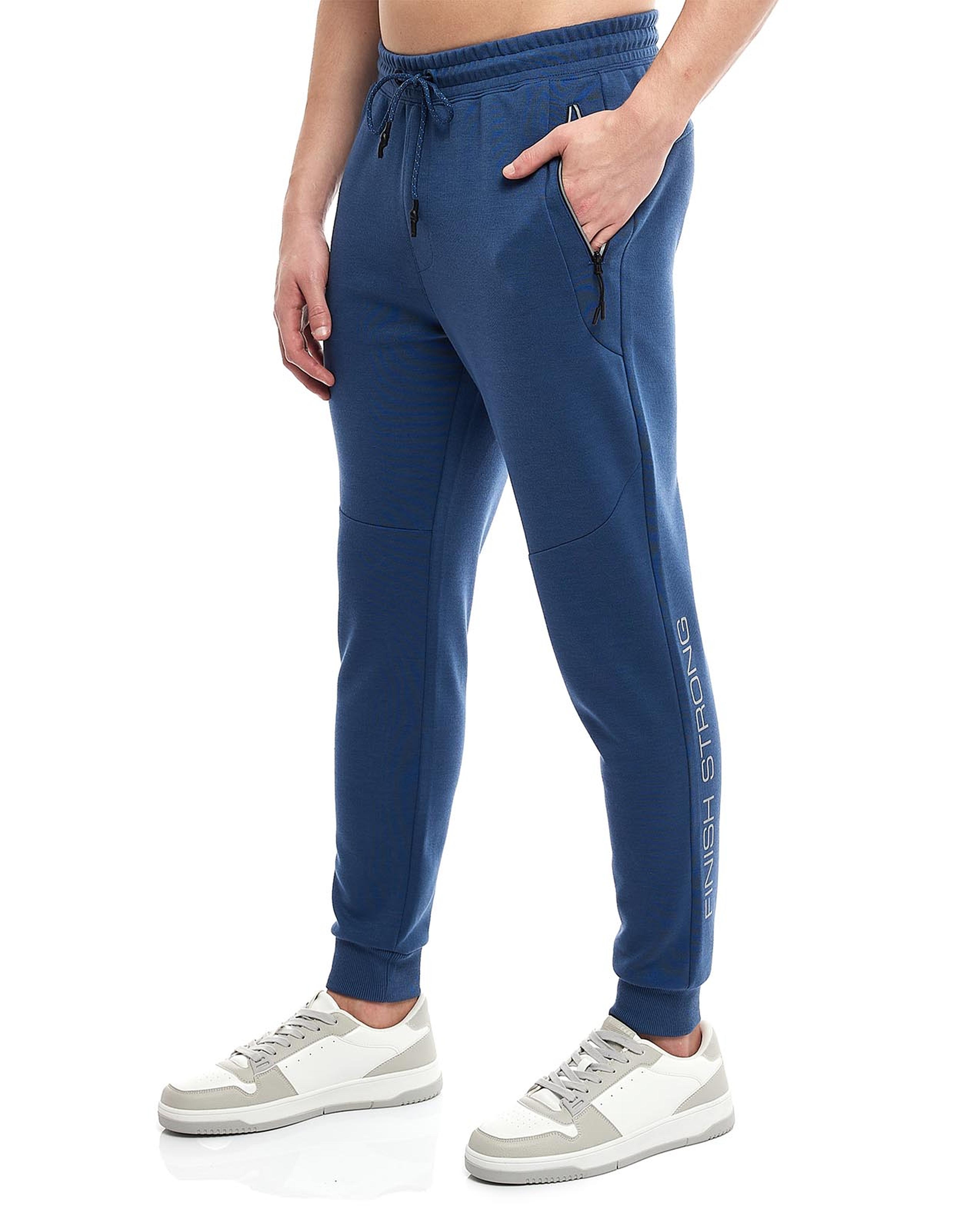 Printed Joggers with Drawstring Waist