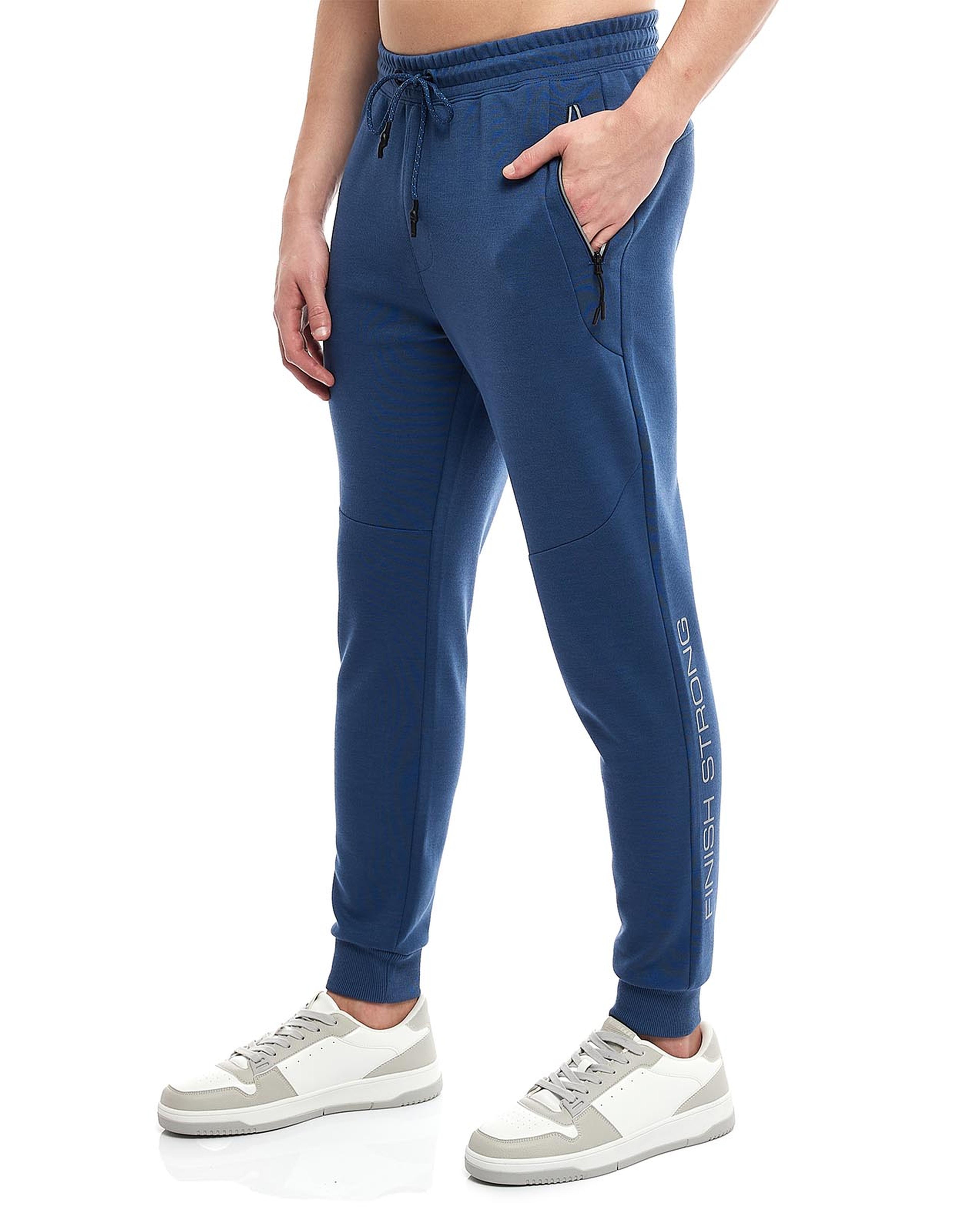 Printed Joggers with Drawstring Waist