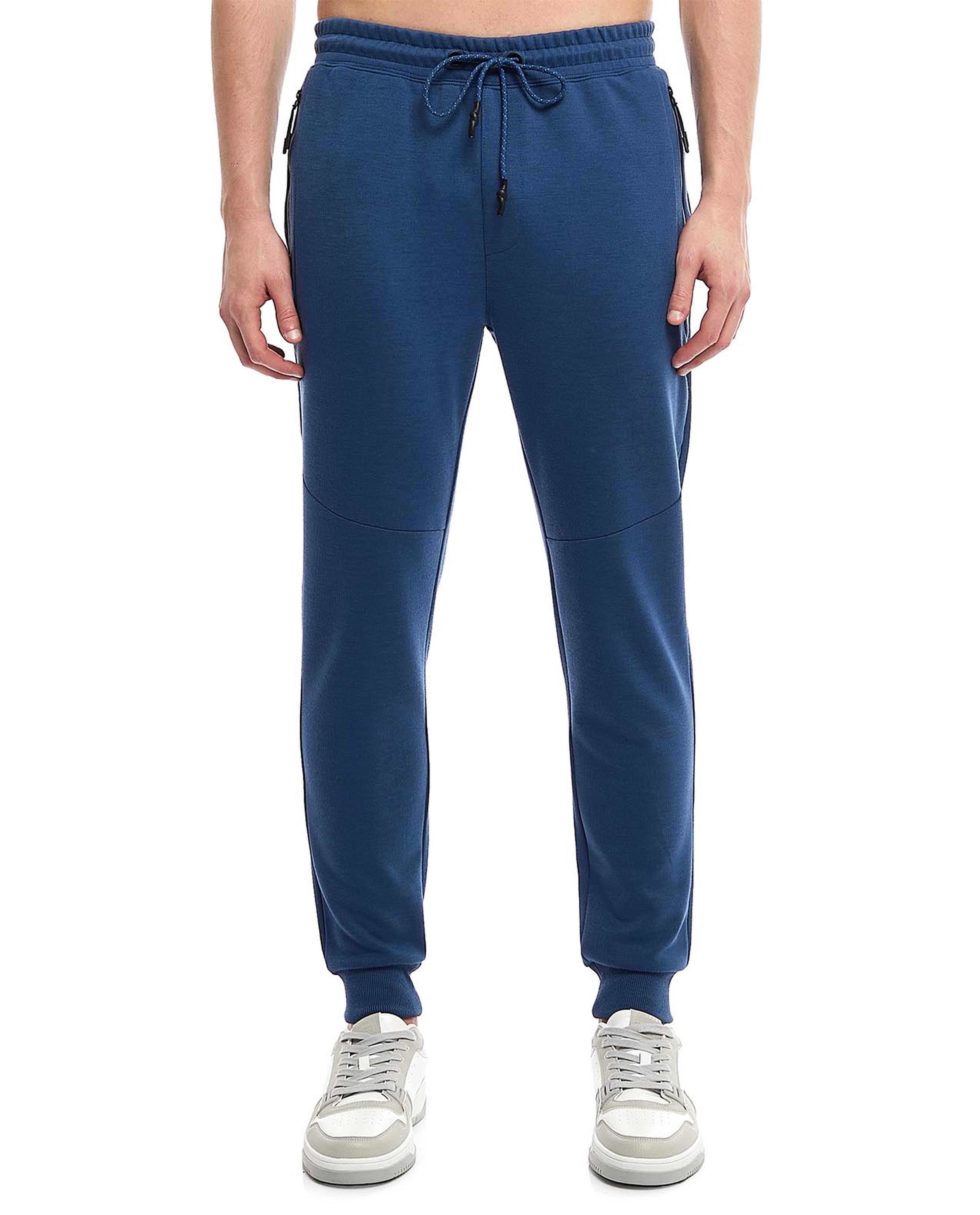 Printed Joggers with Drawstring Waist