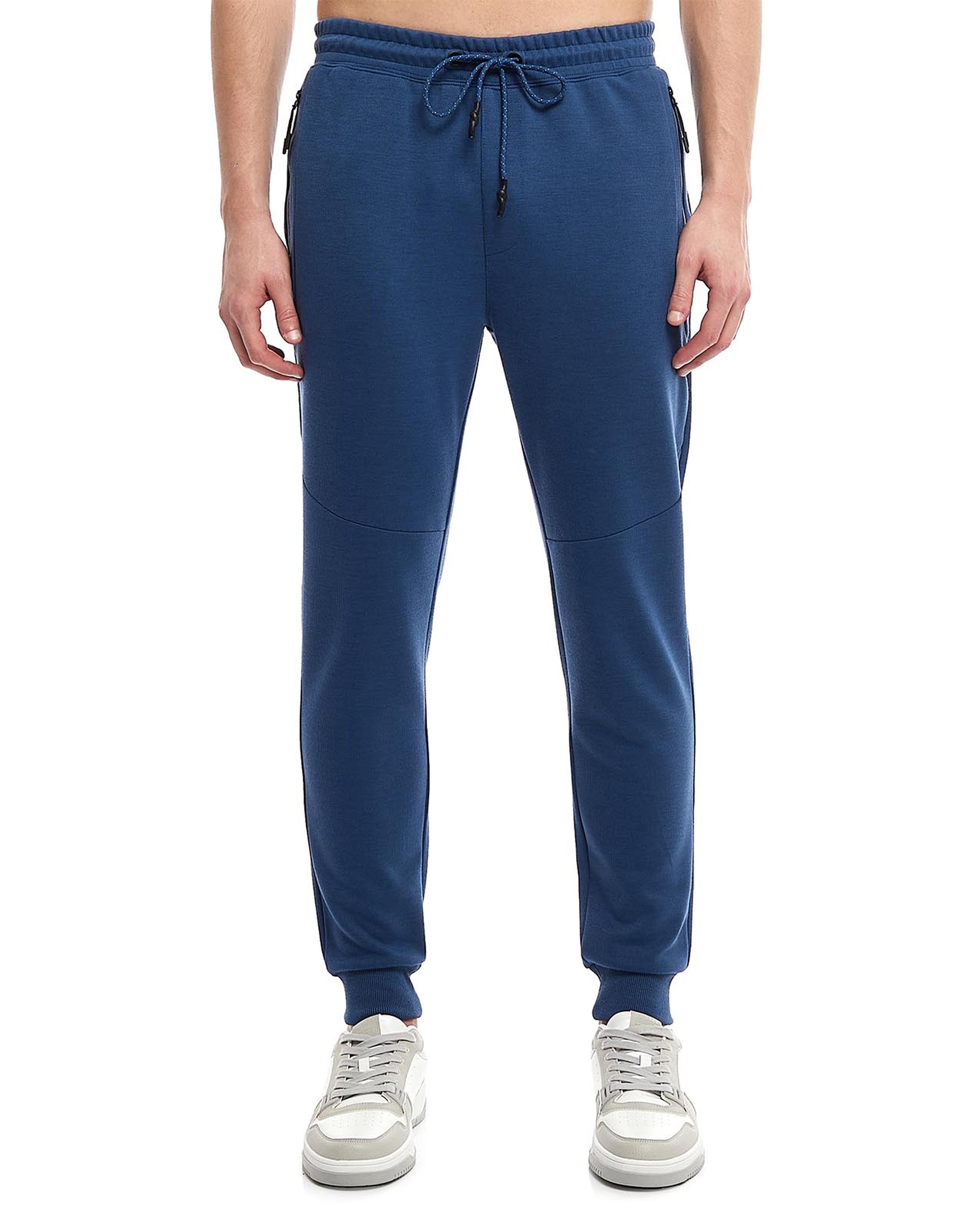 Printed Joggers with Drawstring Waist