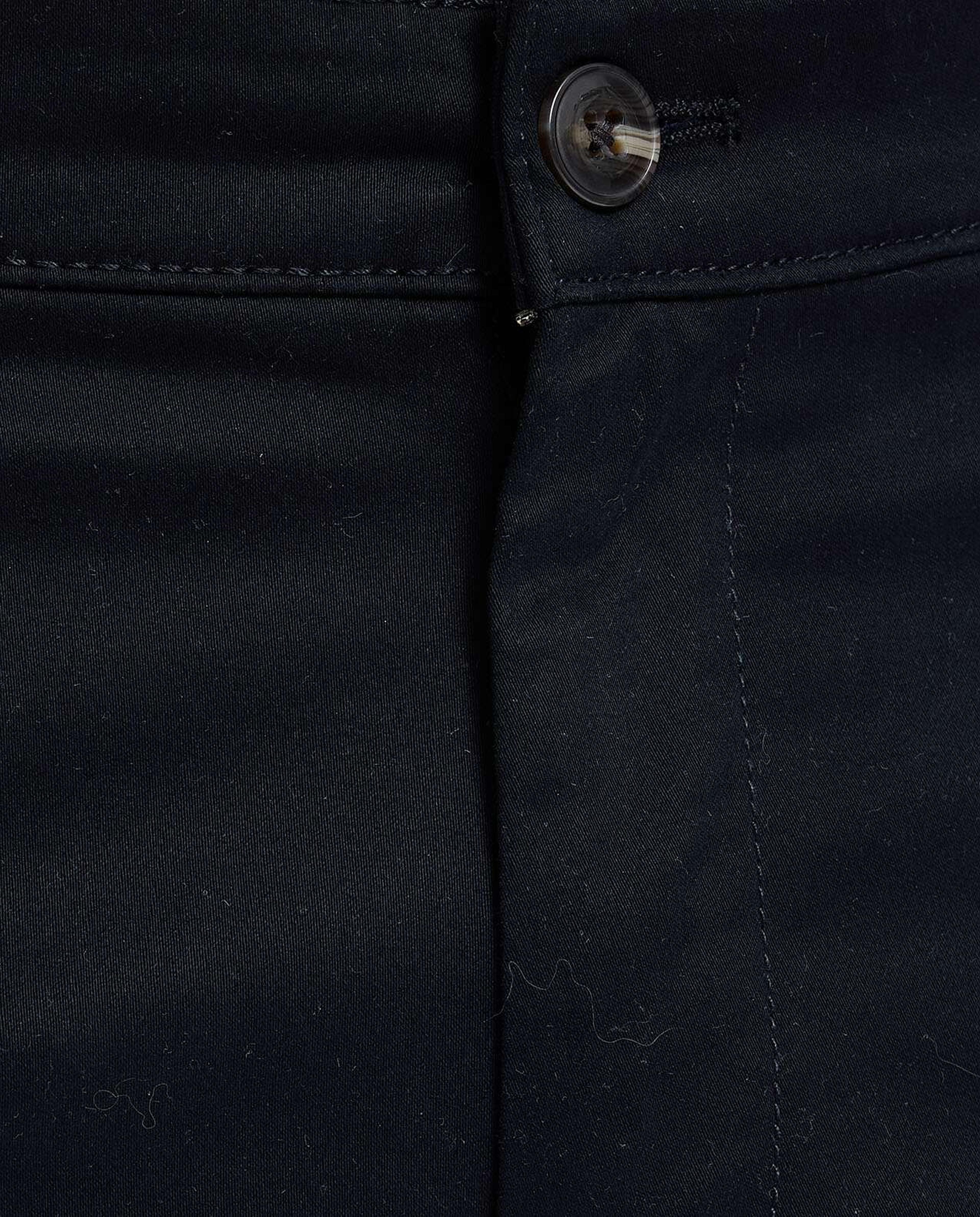 Solid Trousers with Button Closure