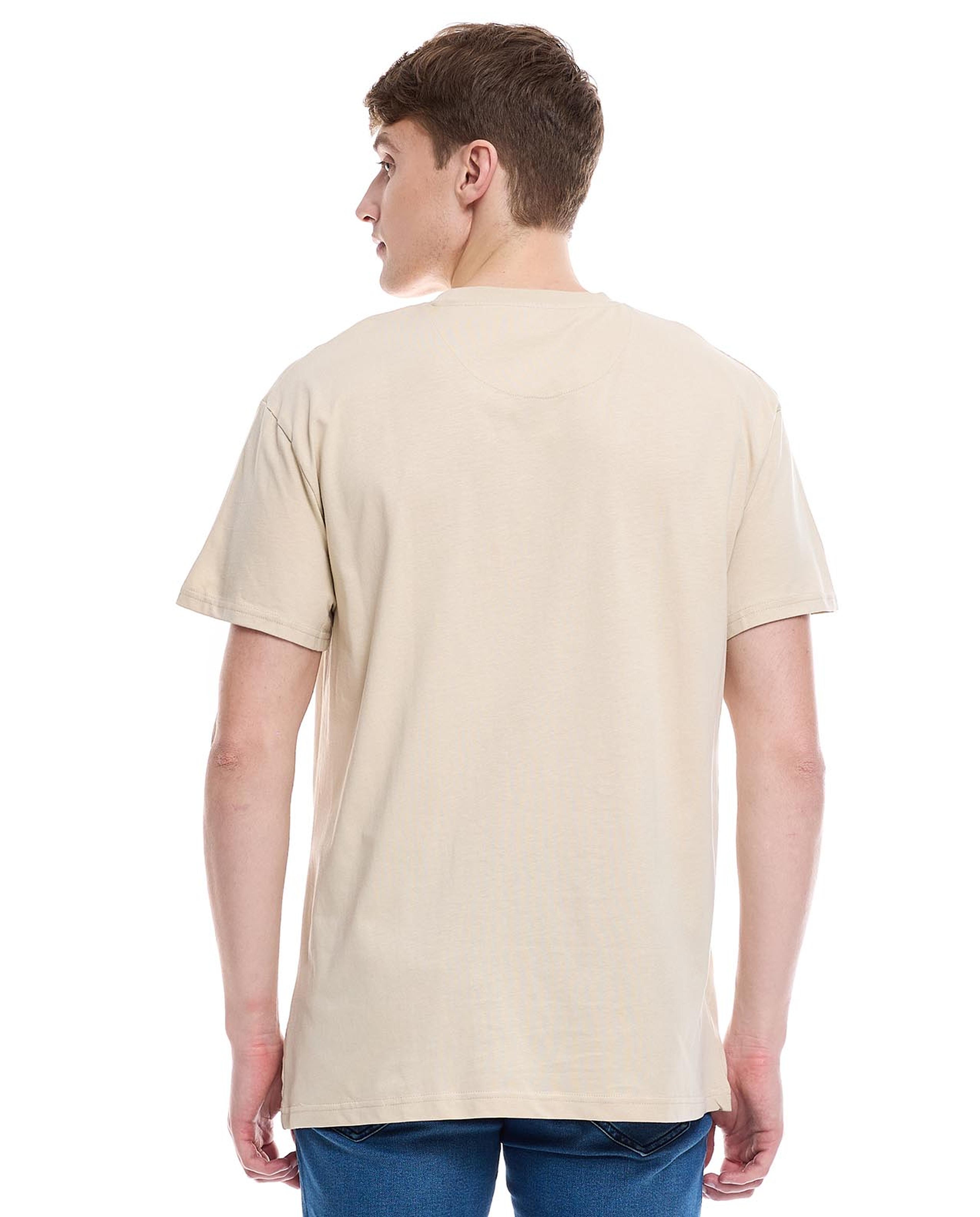 Printed T-Shirt with Crew Neck and Short Sleeves