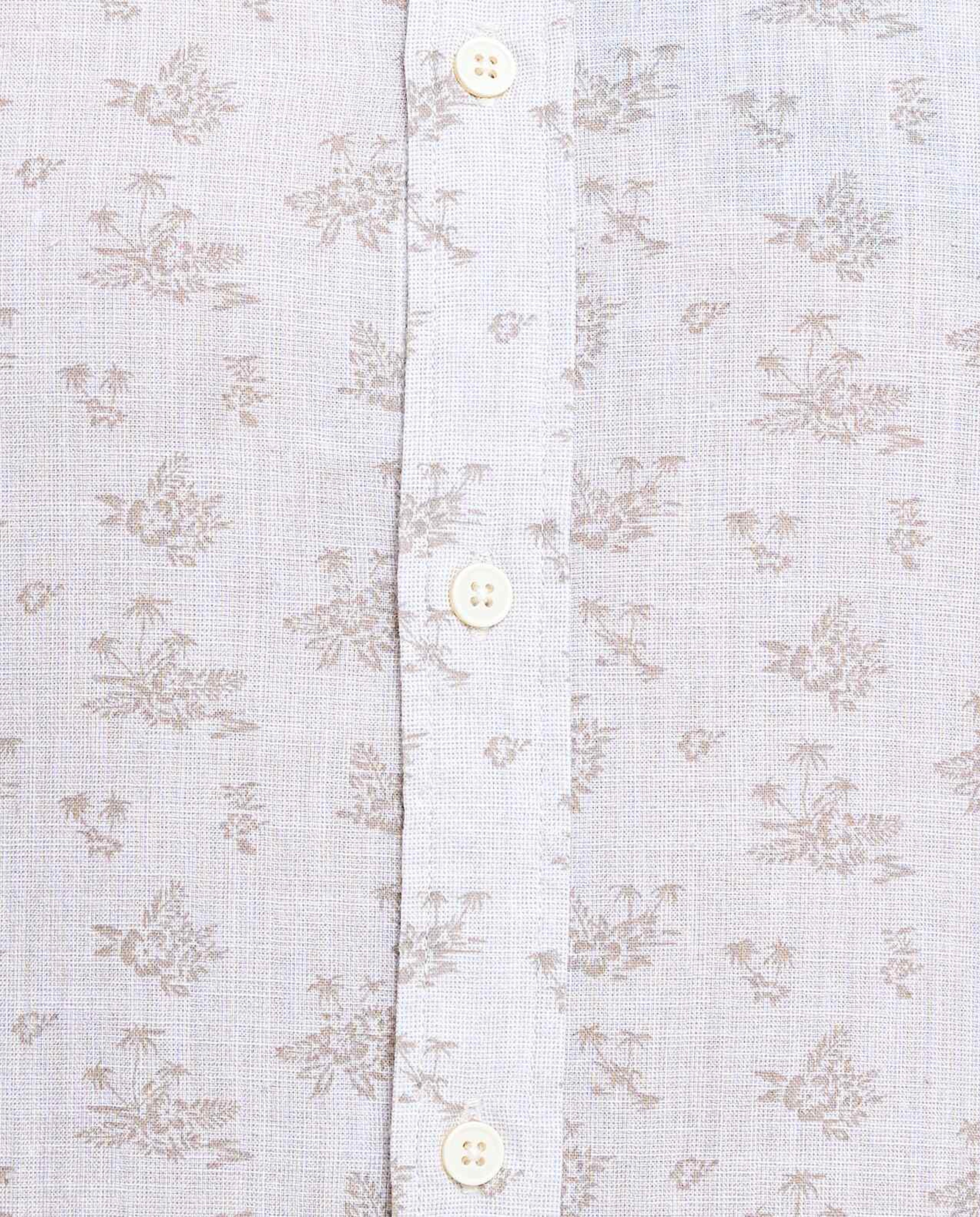 Floral Print Shirt with Button-Down Collar and Short Sleeves