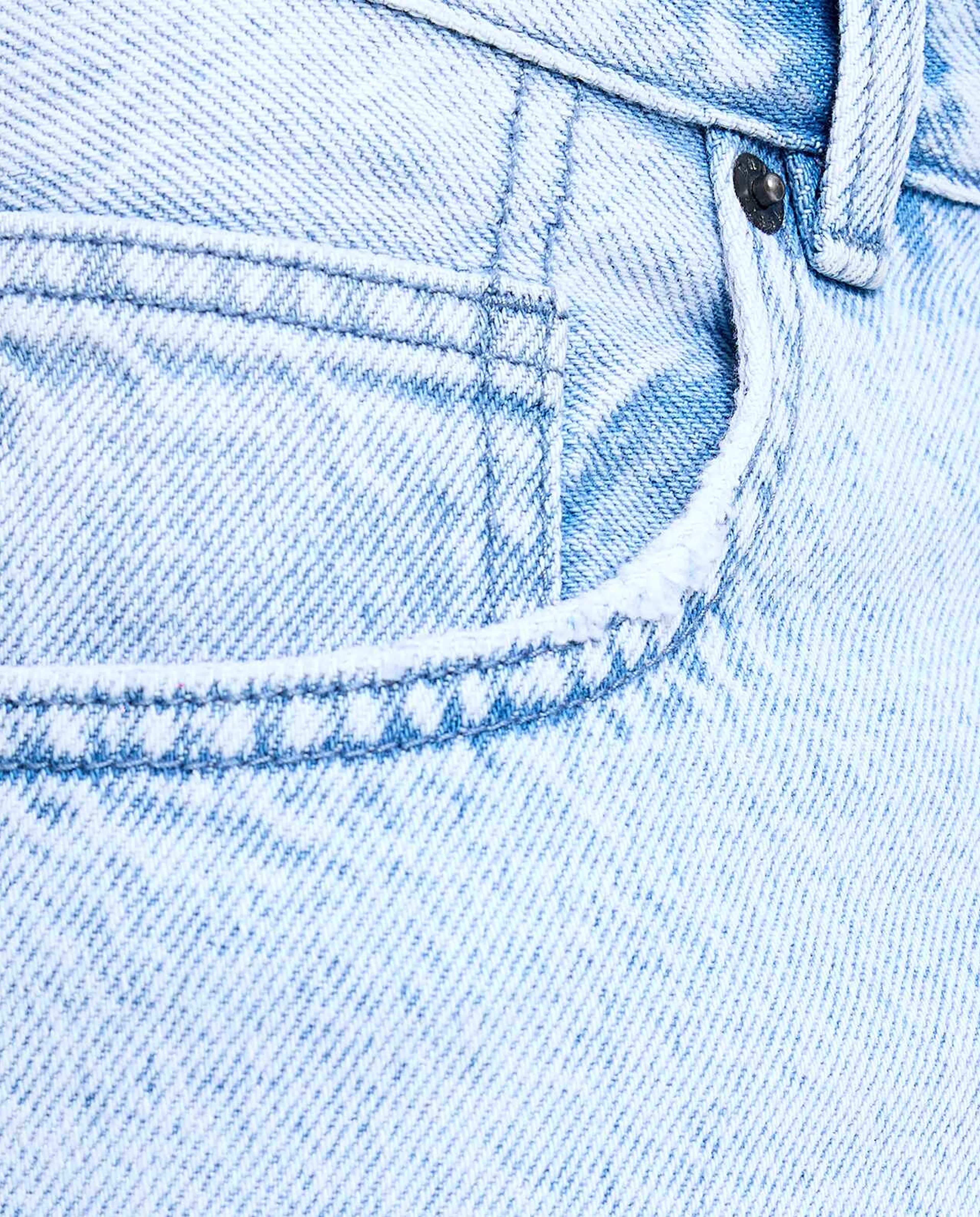 Faded Relaxed Fit Jeans with Button Closure