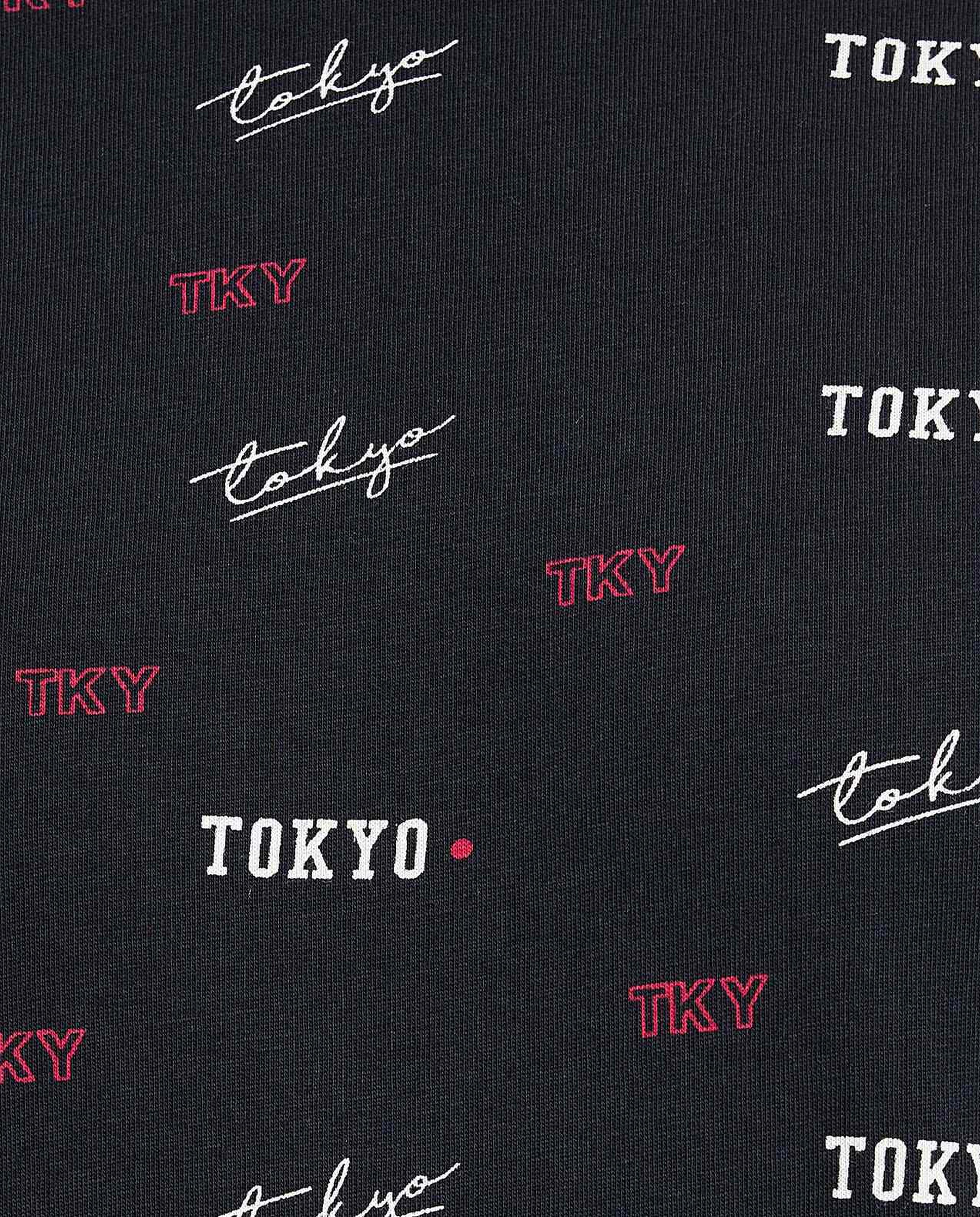 Printed T-Shirt with Crew Neck and Short Sleeves