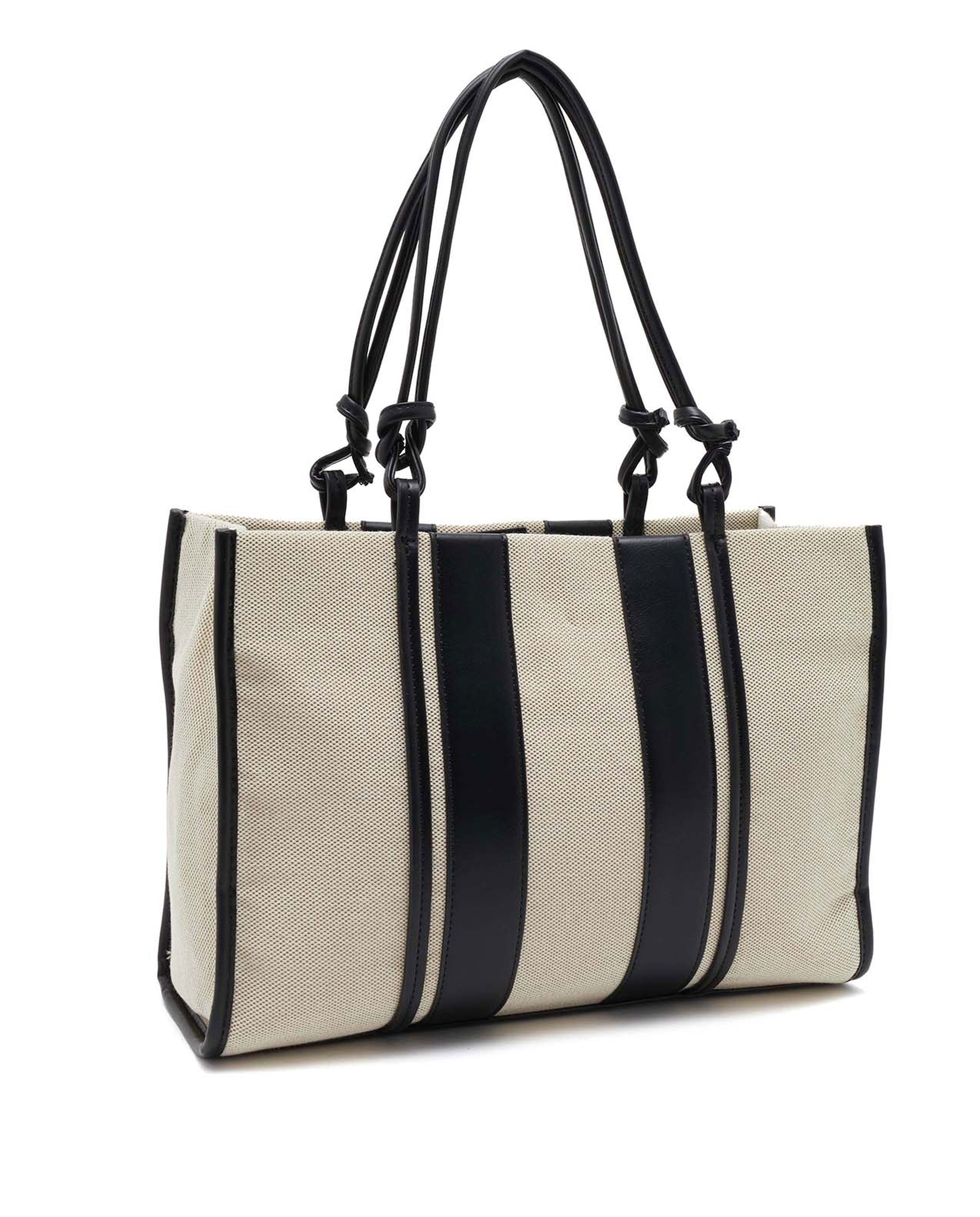 Color Block Tote Bag
